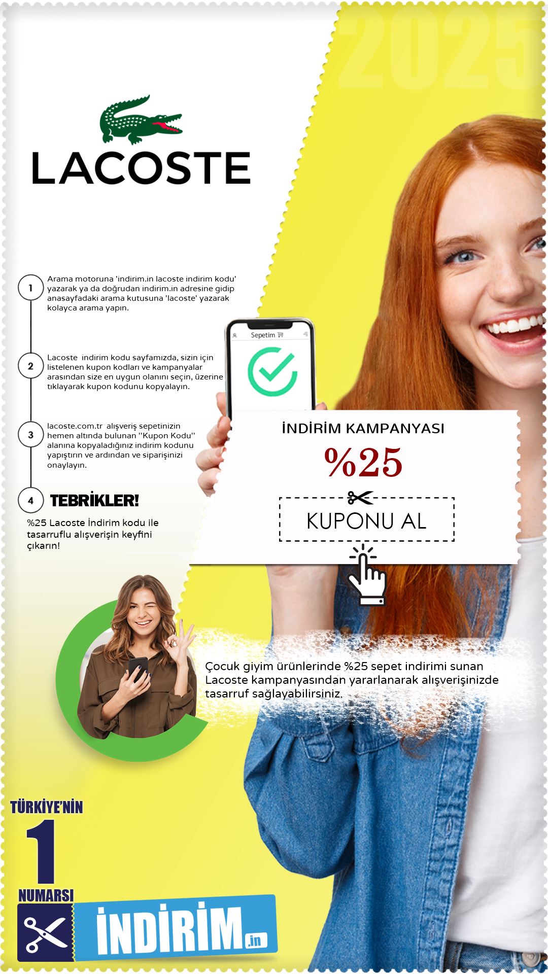 %25 Lacoste Çocuk Giyim İndirim Kampanyası