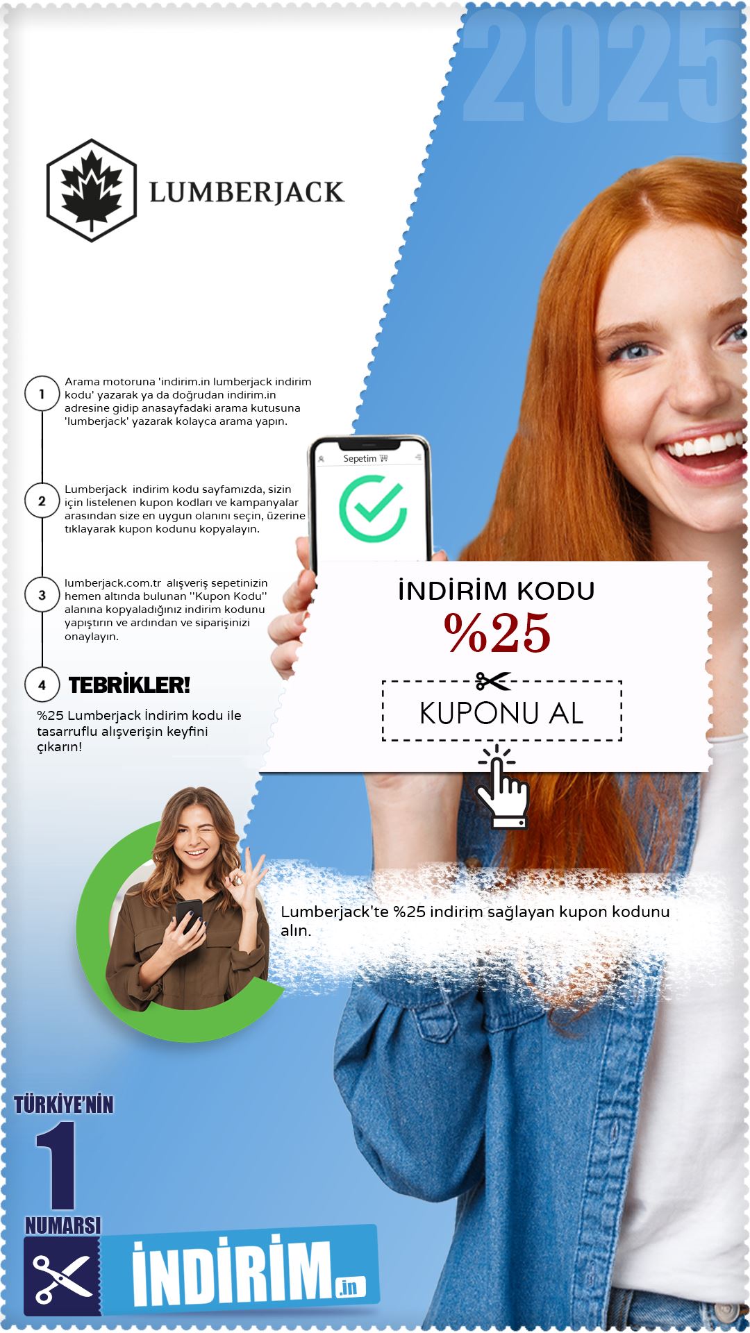 %25 Lumberjack İndirim Kodu