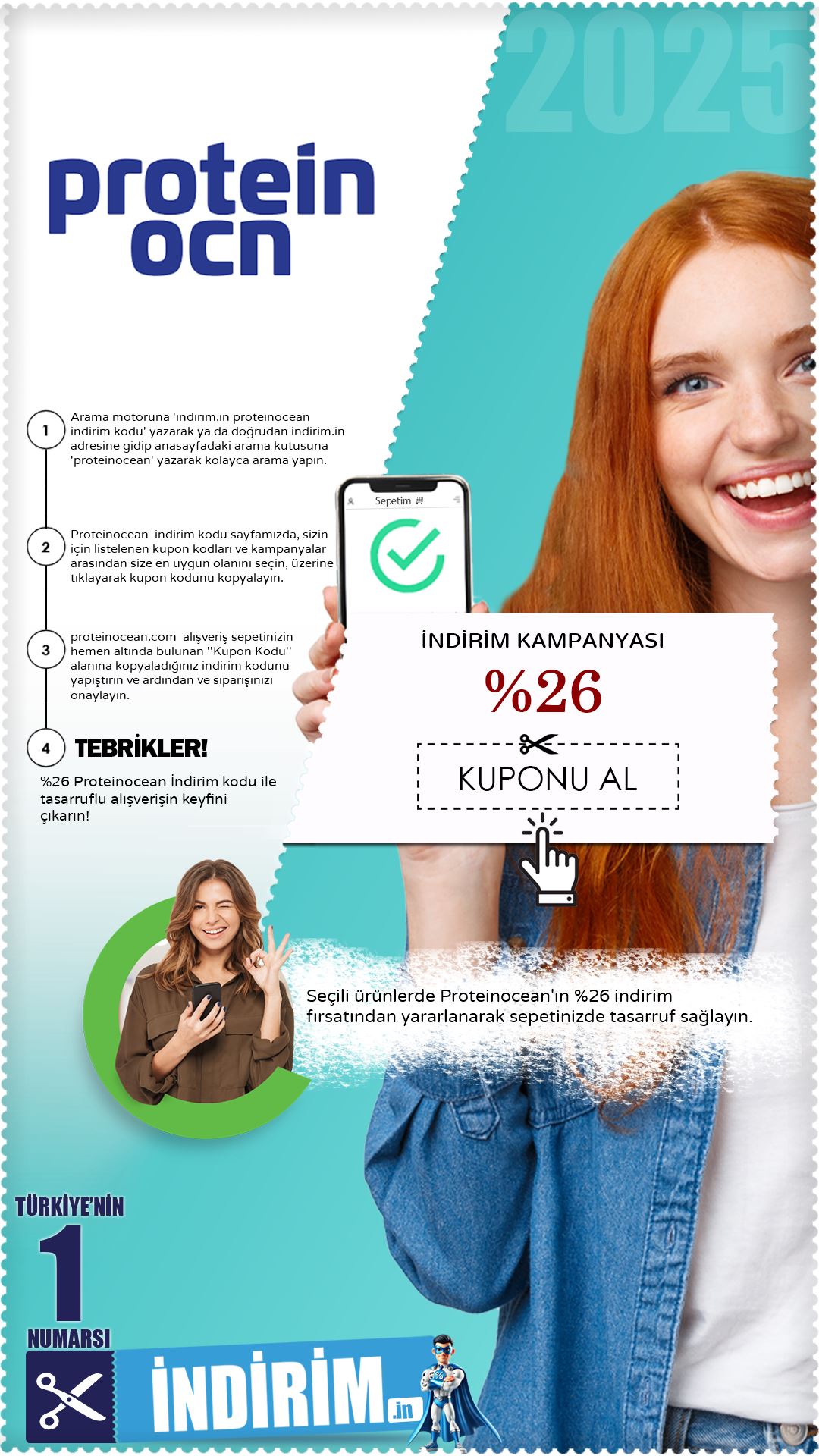 %26 Proteinocean İndirim Fırsatı