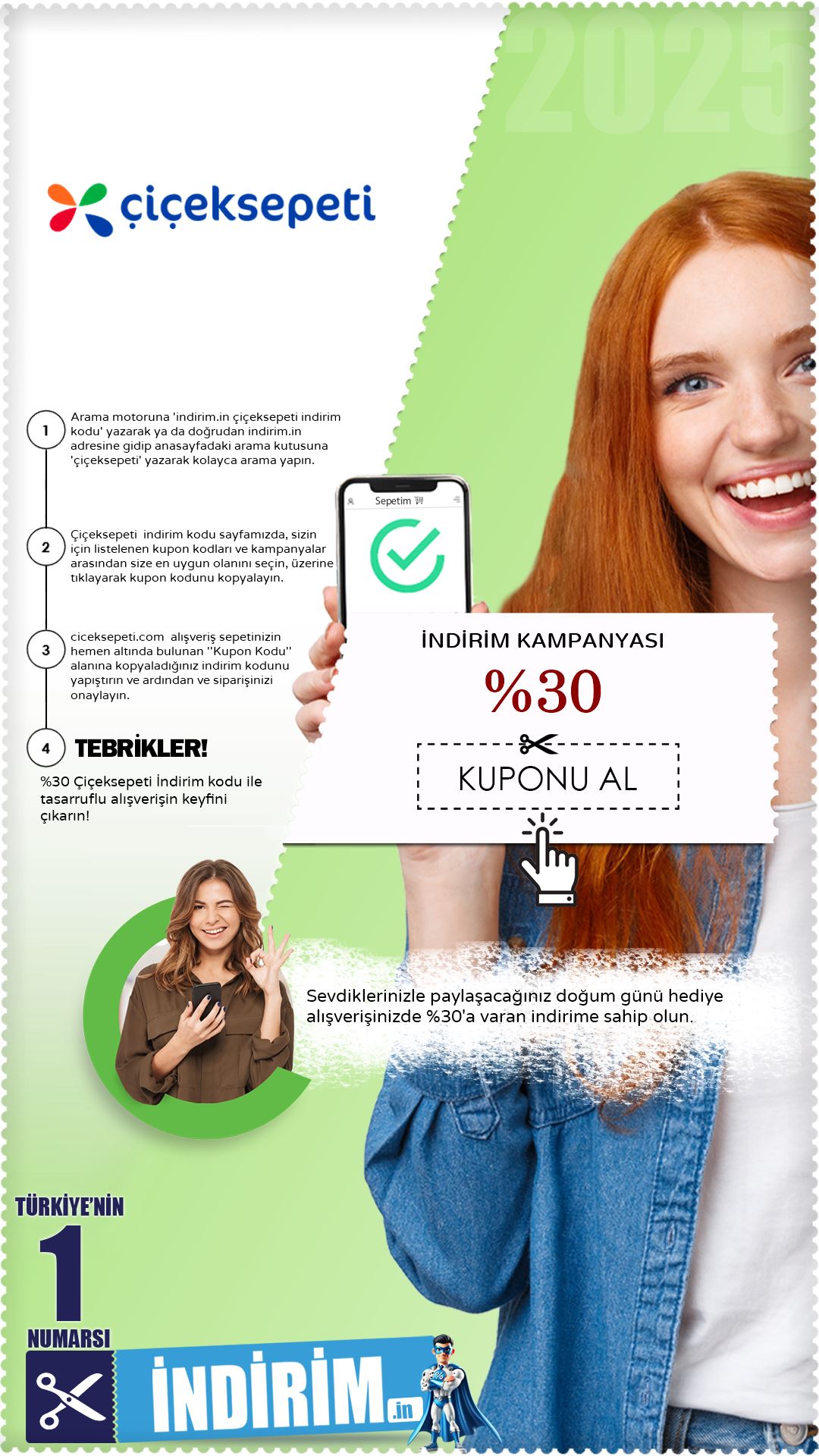 %30 Çiçeksepeti Doğum Günü Fırsatı