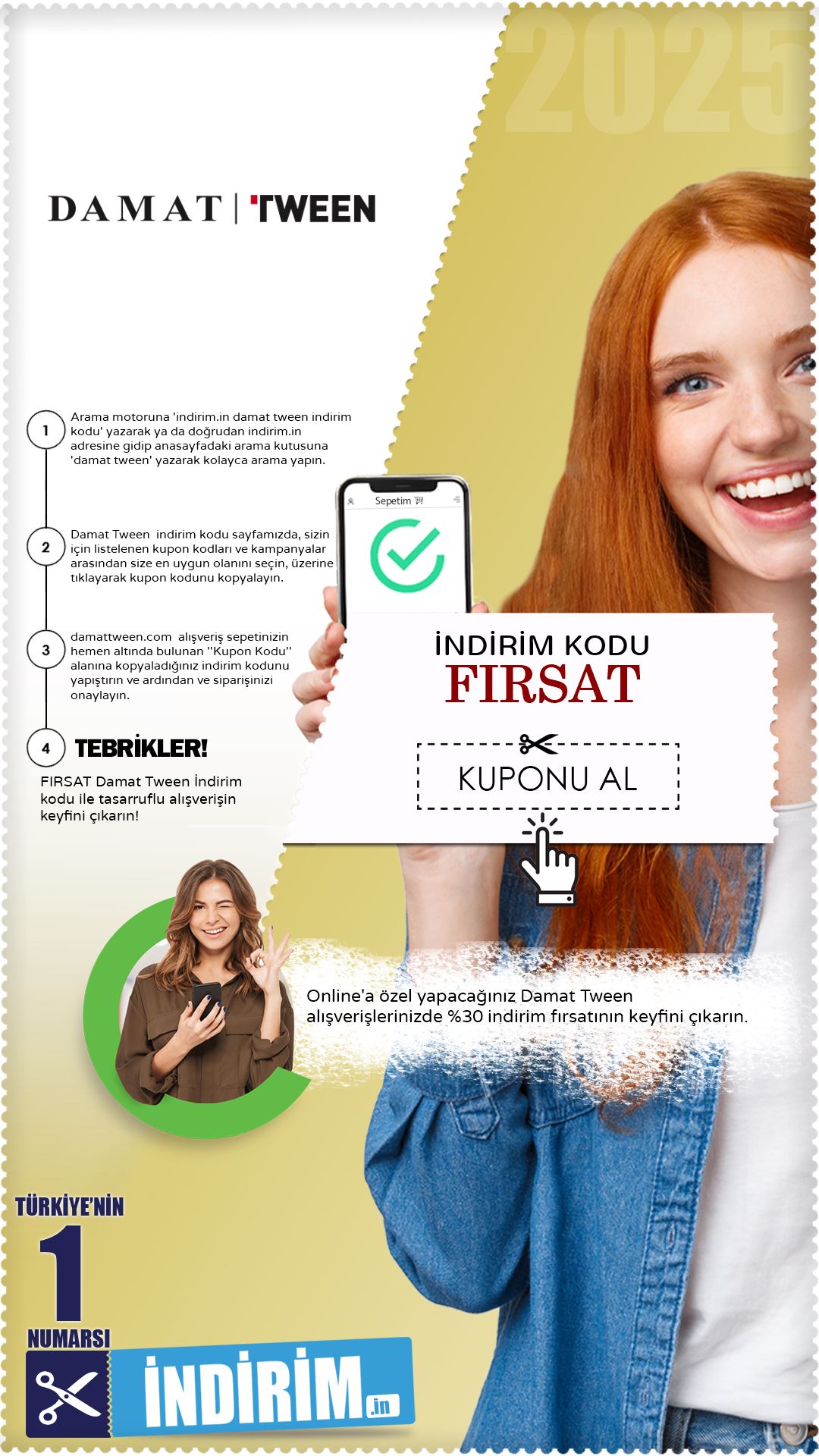 %30 Damat Tween İndirim Fırsatı