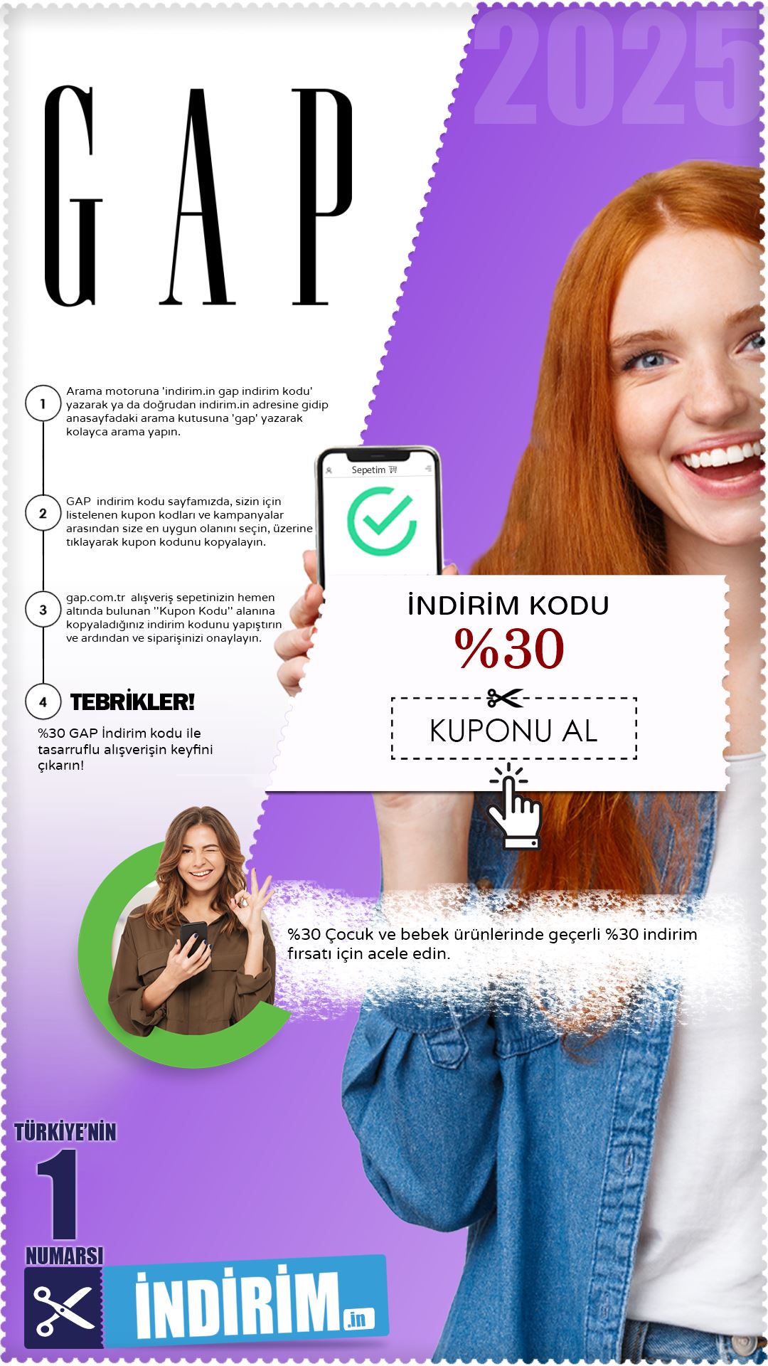 %30 Gap Çocuk Fırsatları