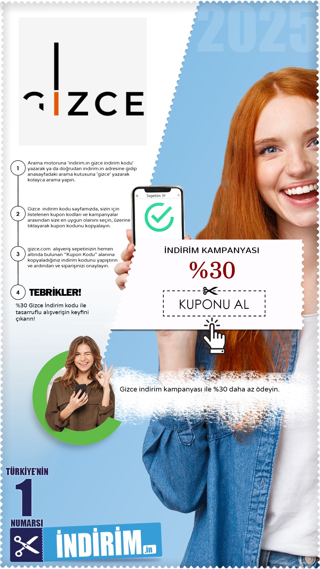 %30 Gizce İndirim Kampanyası
