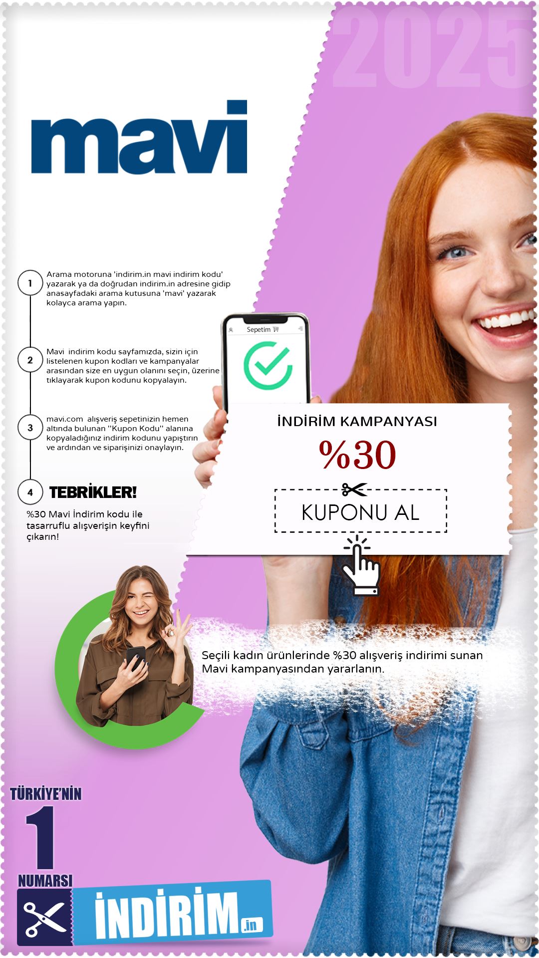%30 Mavi İndirim Avantajı
