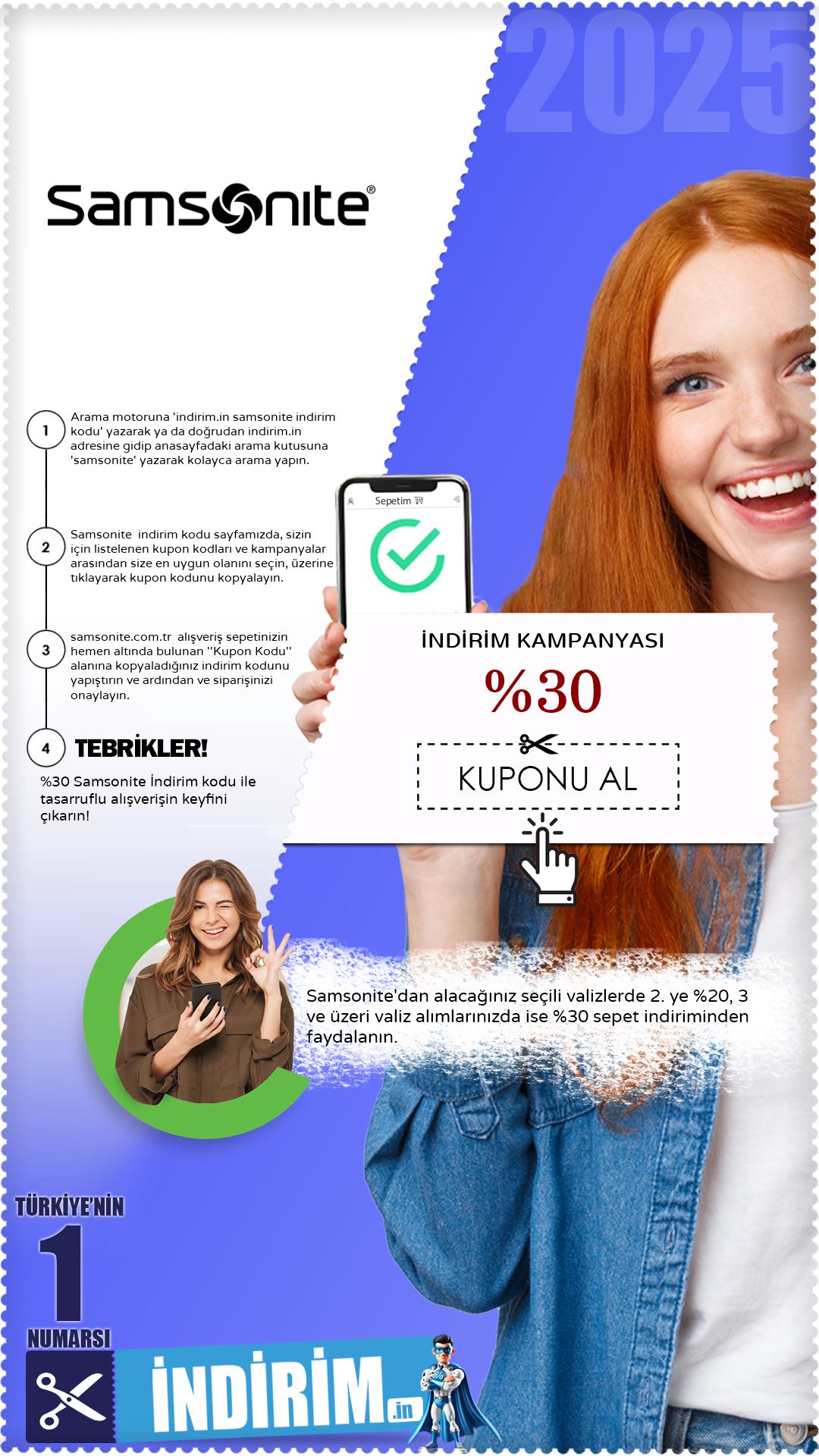 %30 Samsonite Valiz İndirim Fırsatı