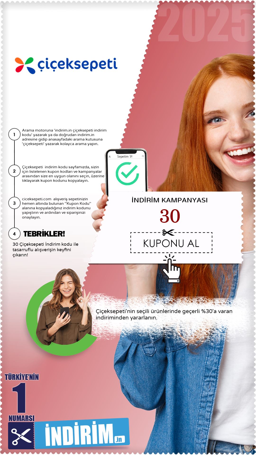 %30'A Varan Çiçeksepeti Günün Fırsatları Kampanyası