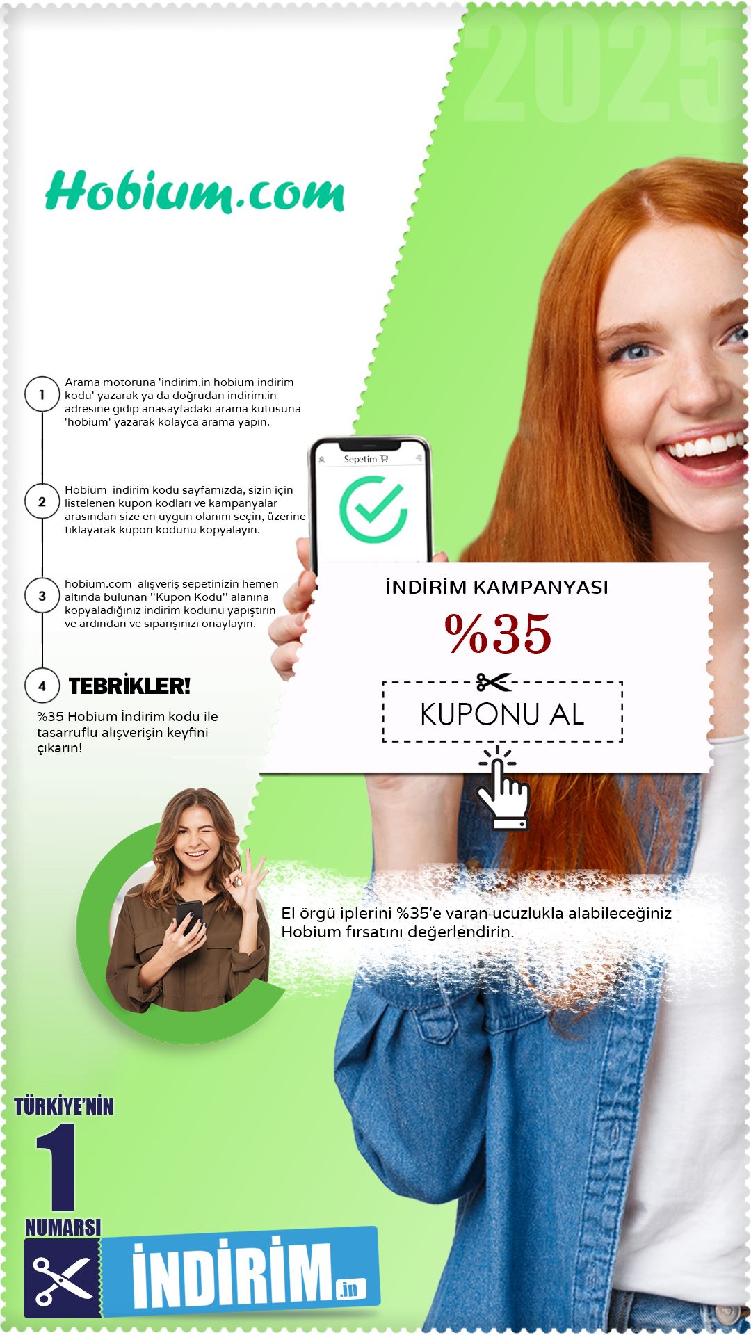 %35 Hobium Örgü İp İndirim Fırsatı
