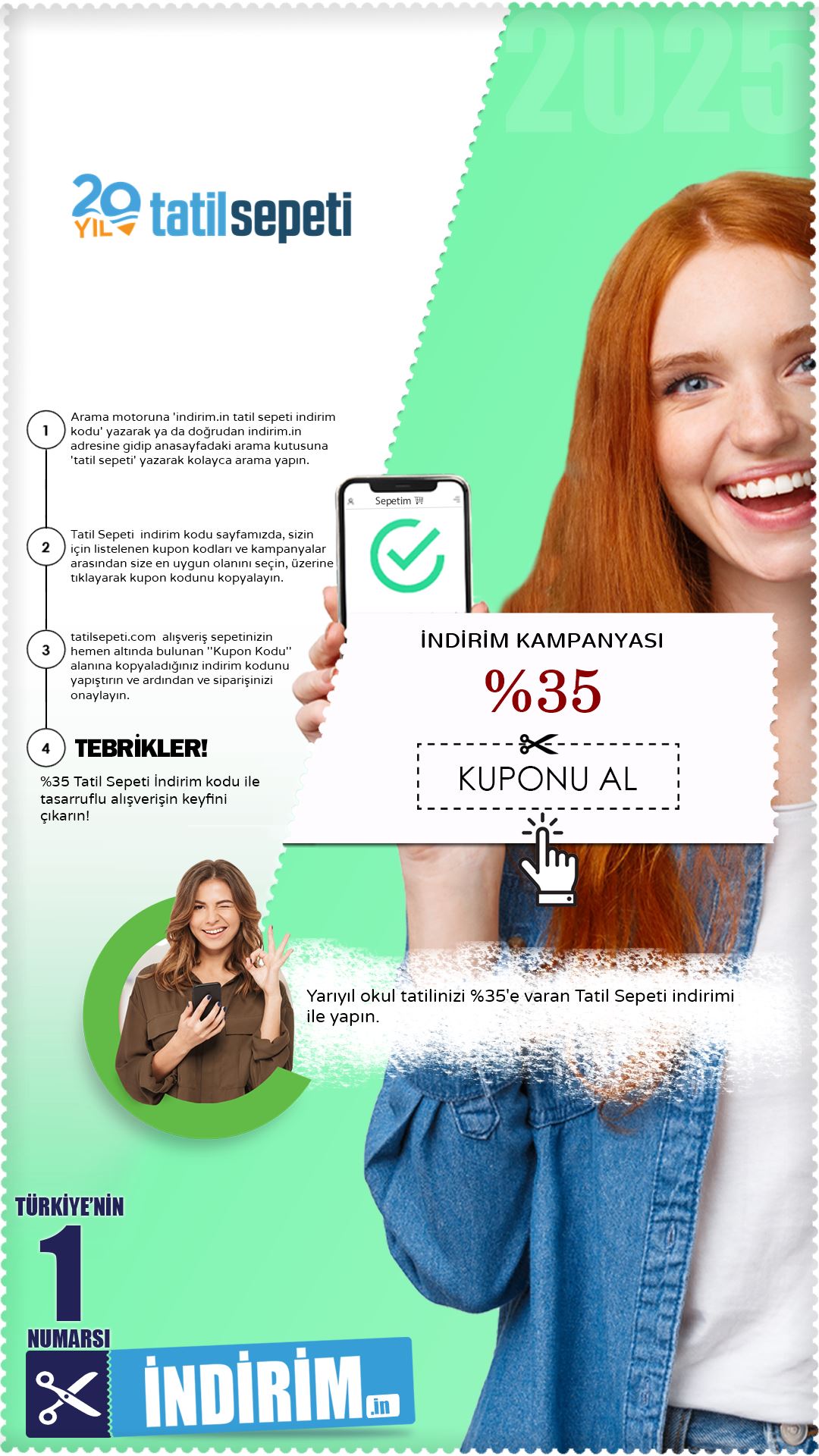 %35 Tatil Sepeti Yarıyıl Tatili İndirimi