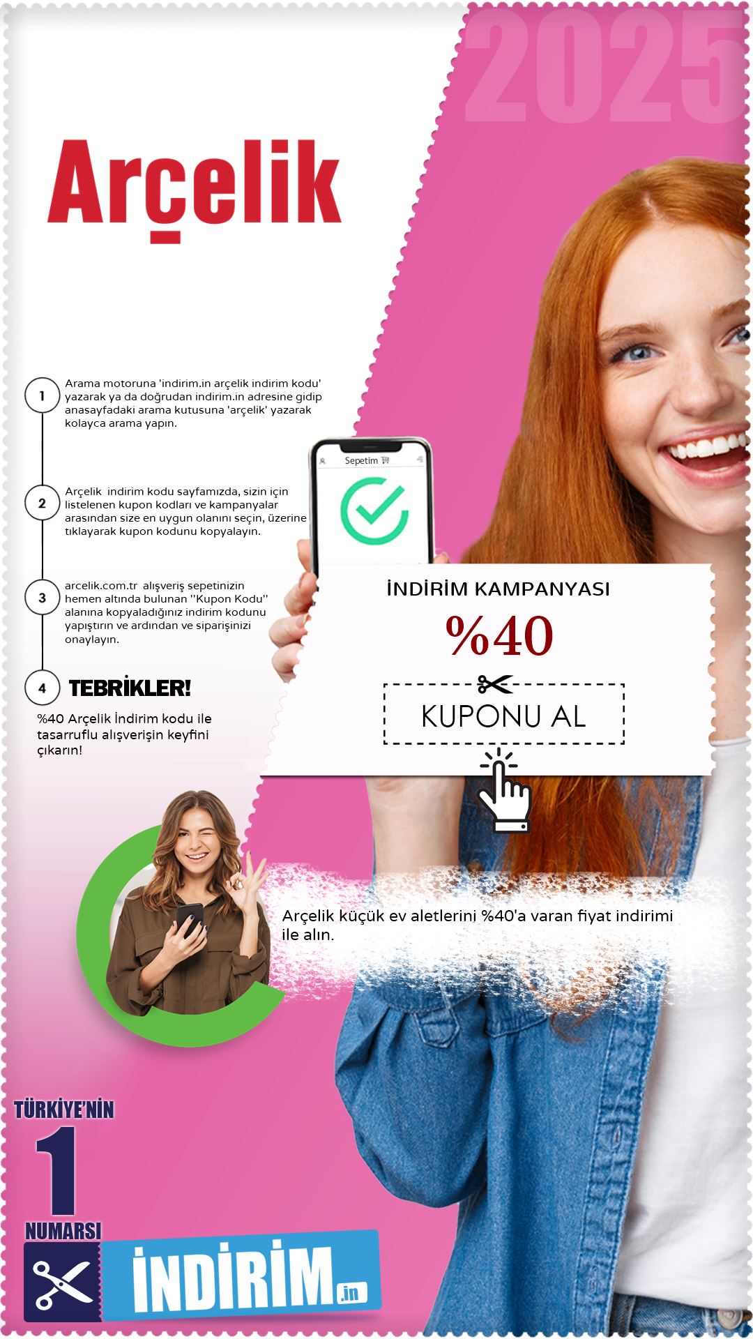 %40 Arçelik Küçük Ev Aletleri İndirimi