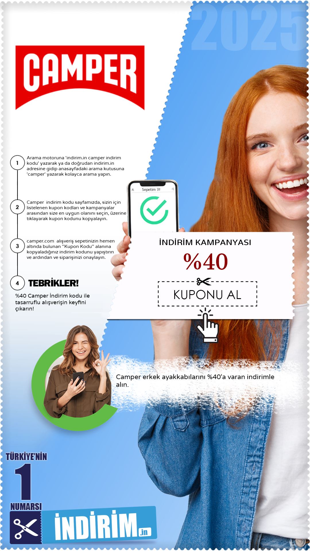 %40 Camper Erkek Ayakkabı İndirimi