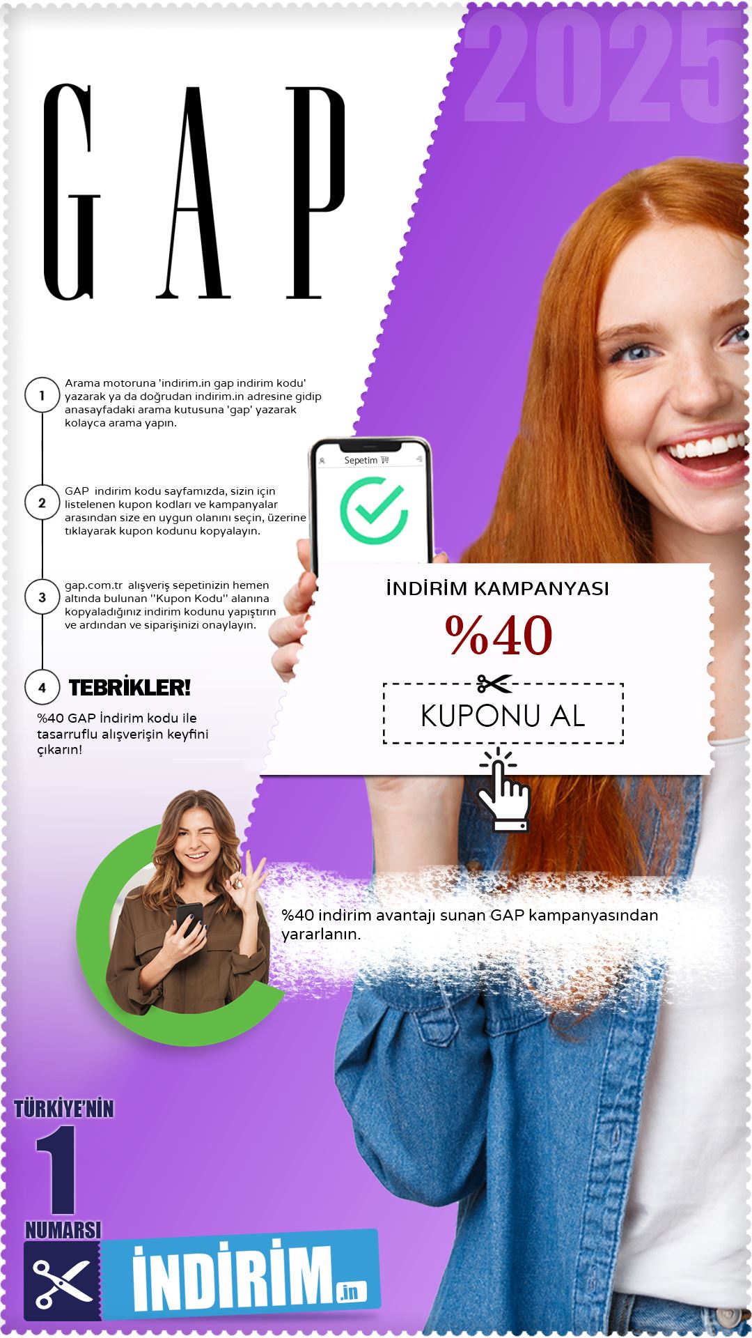 %40 Gap İndirim Kampanyası