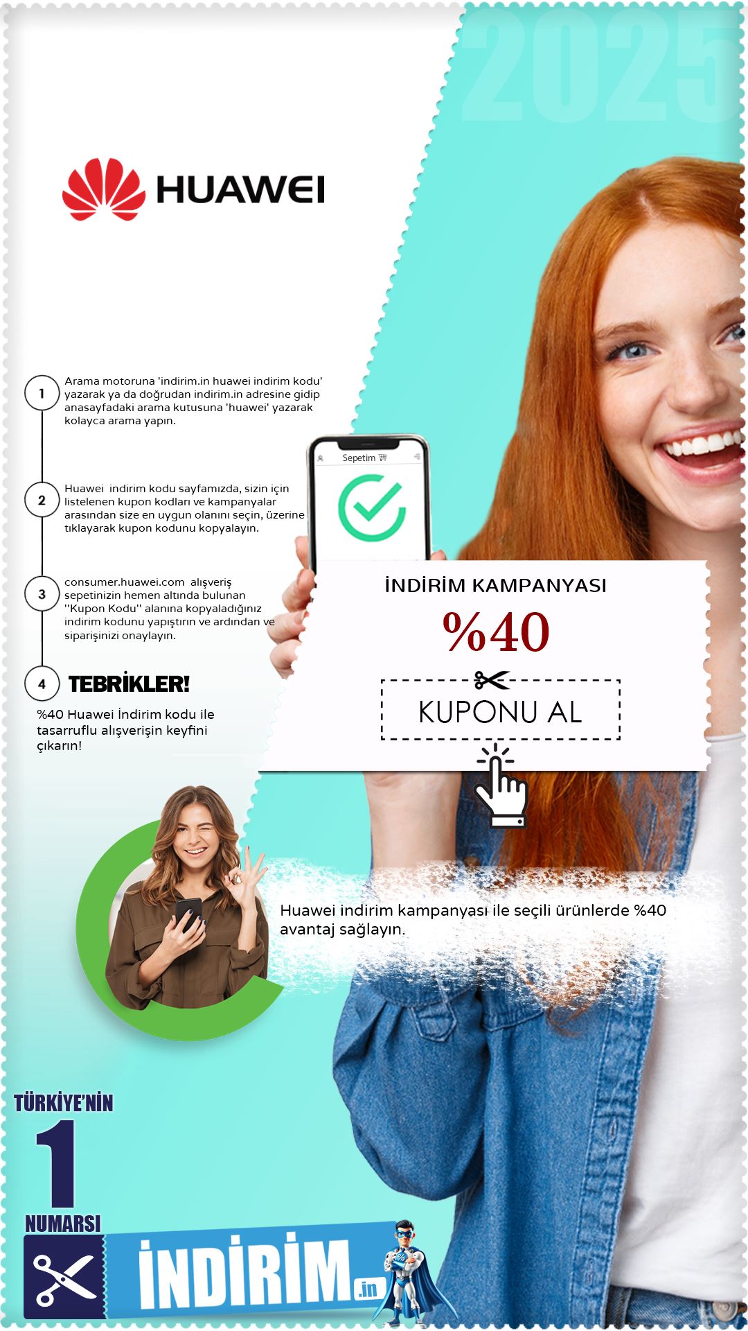 %40 Huawei İndirim Fırsatı