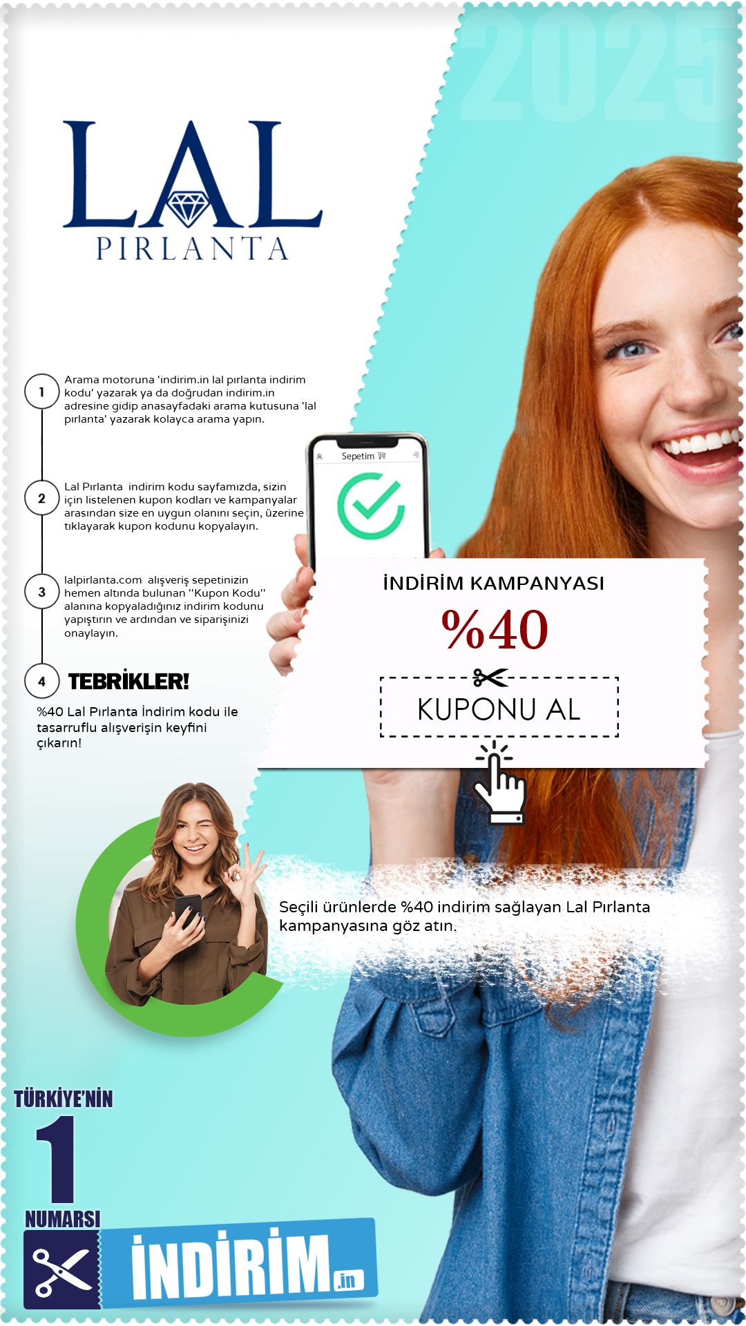 %40 Lal Pırlanta İndirim Kampanyası