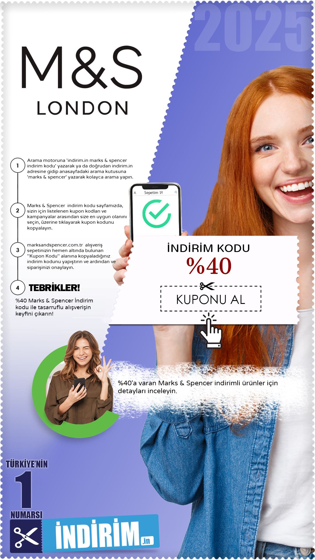 %40 Marks & Spencer İndirim Kampanyası