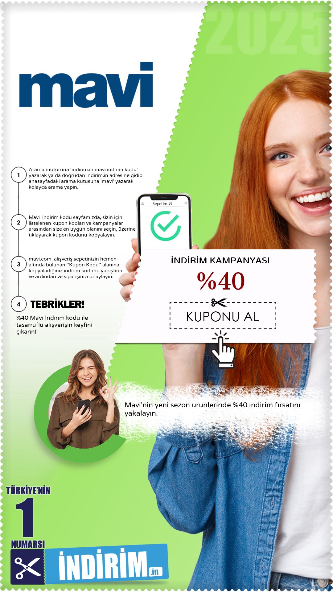%40 Mavi Sezon İndirimi