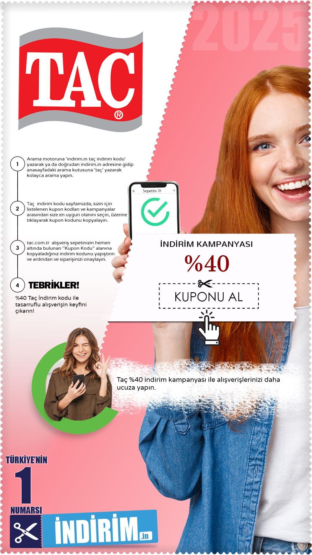 %40 Taç İndirim Fırsatı