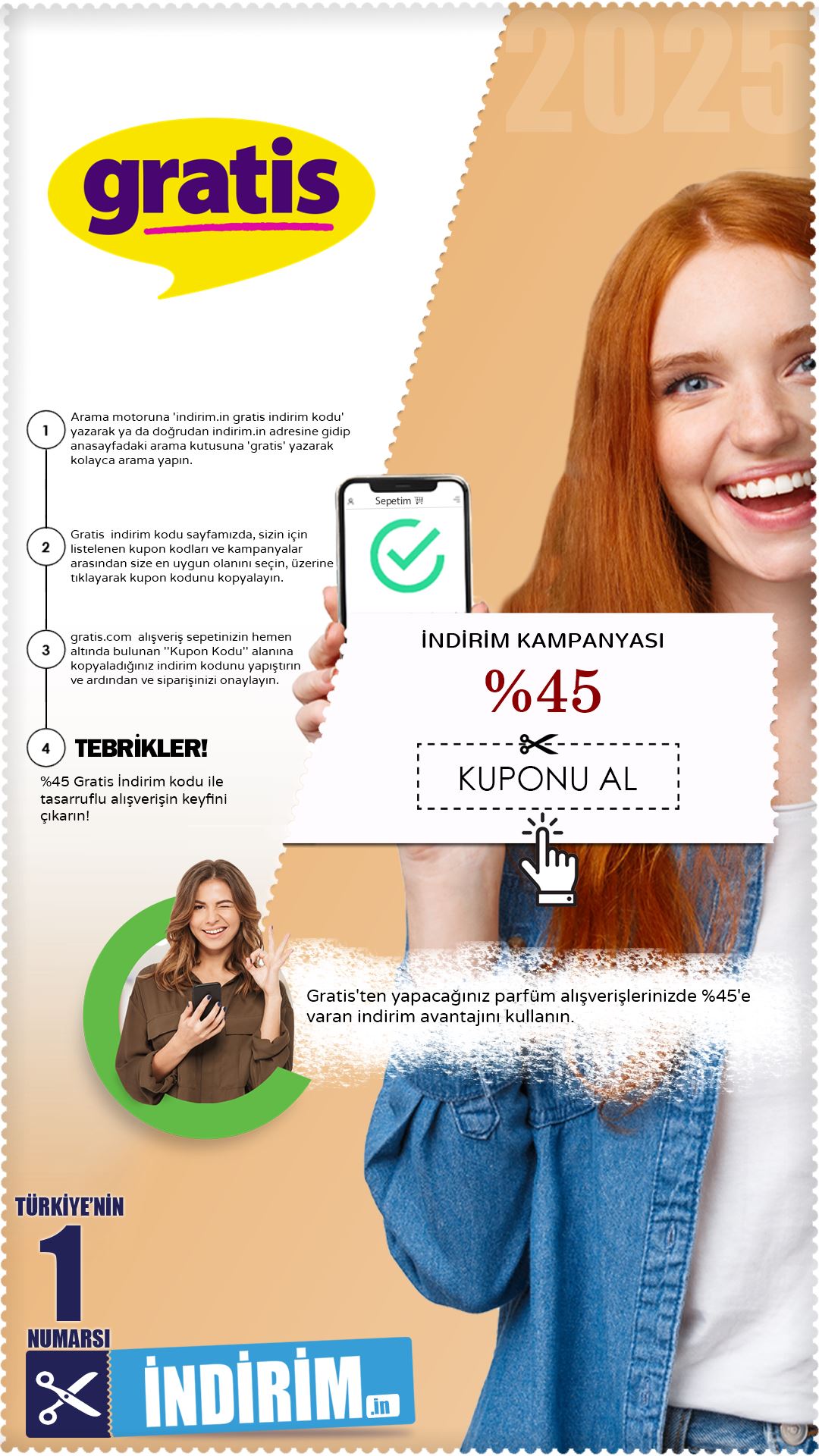 %45'E Varan Gratis Parfüm İndirim Kampanyası