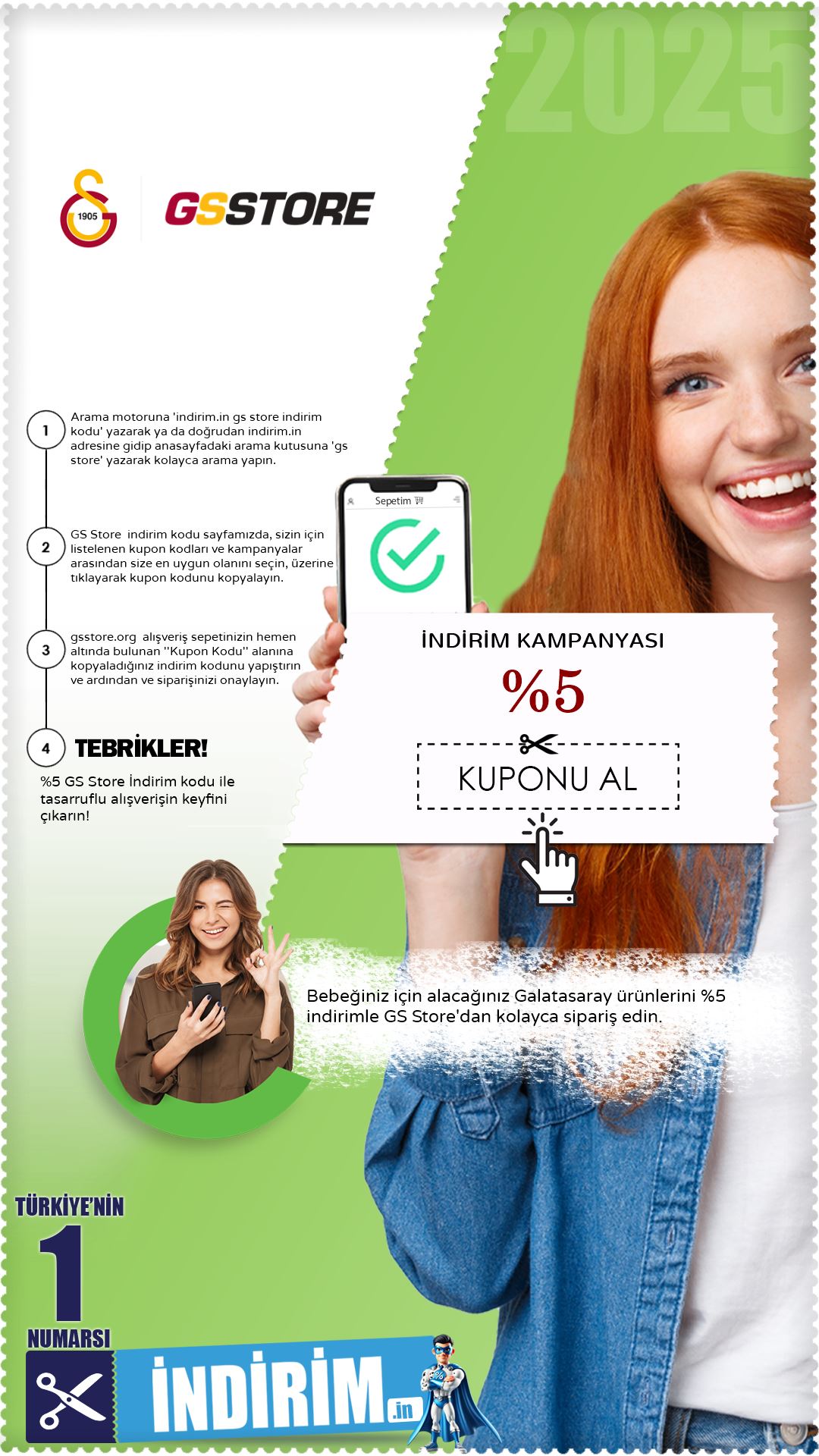 %5 GS Store bebek ürünleri indirimi