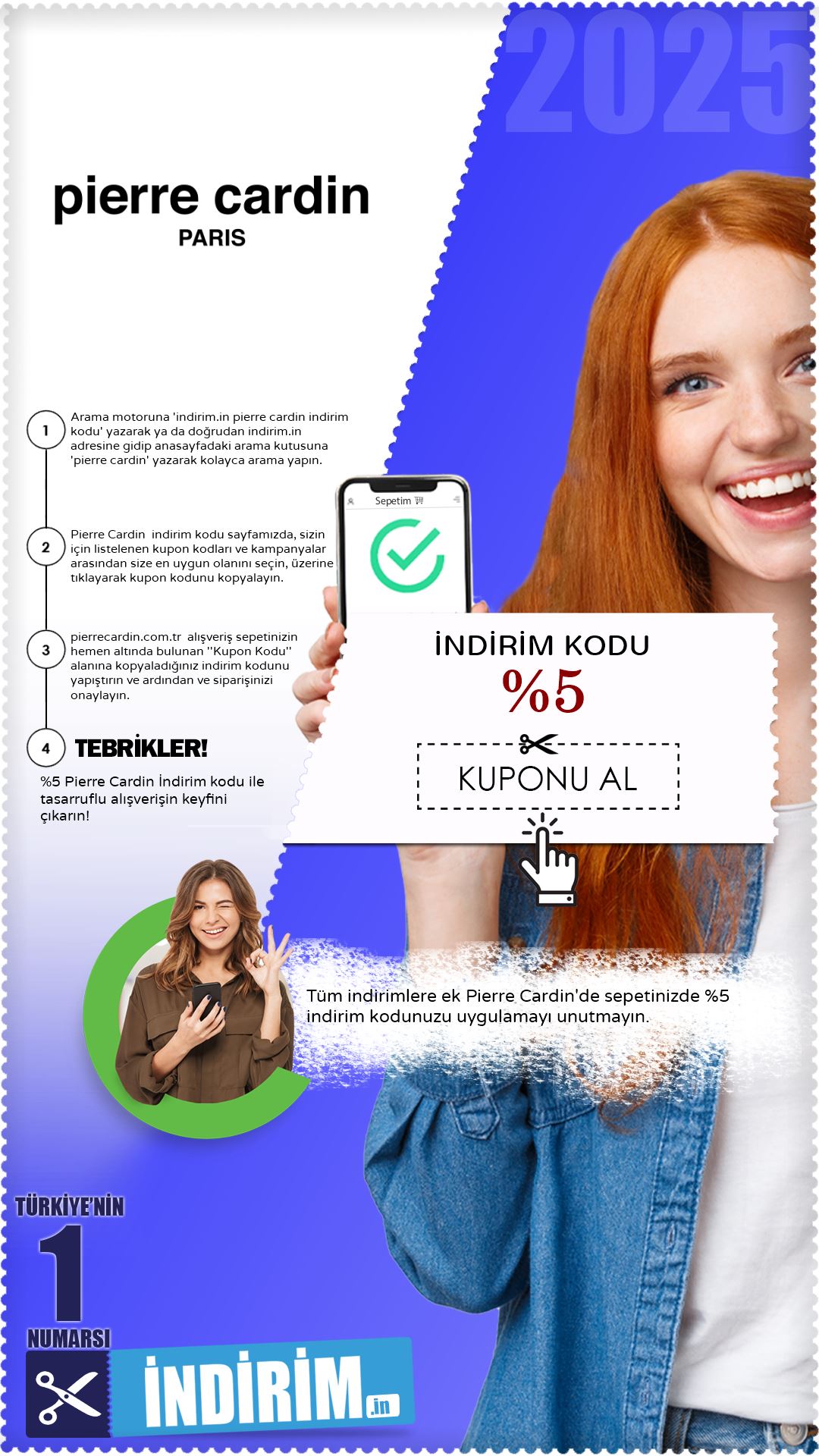 %5 Pierre Cardin İndirim Kodu