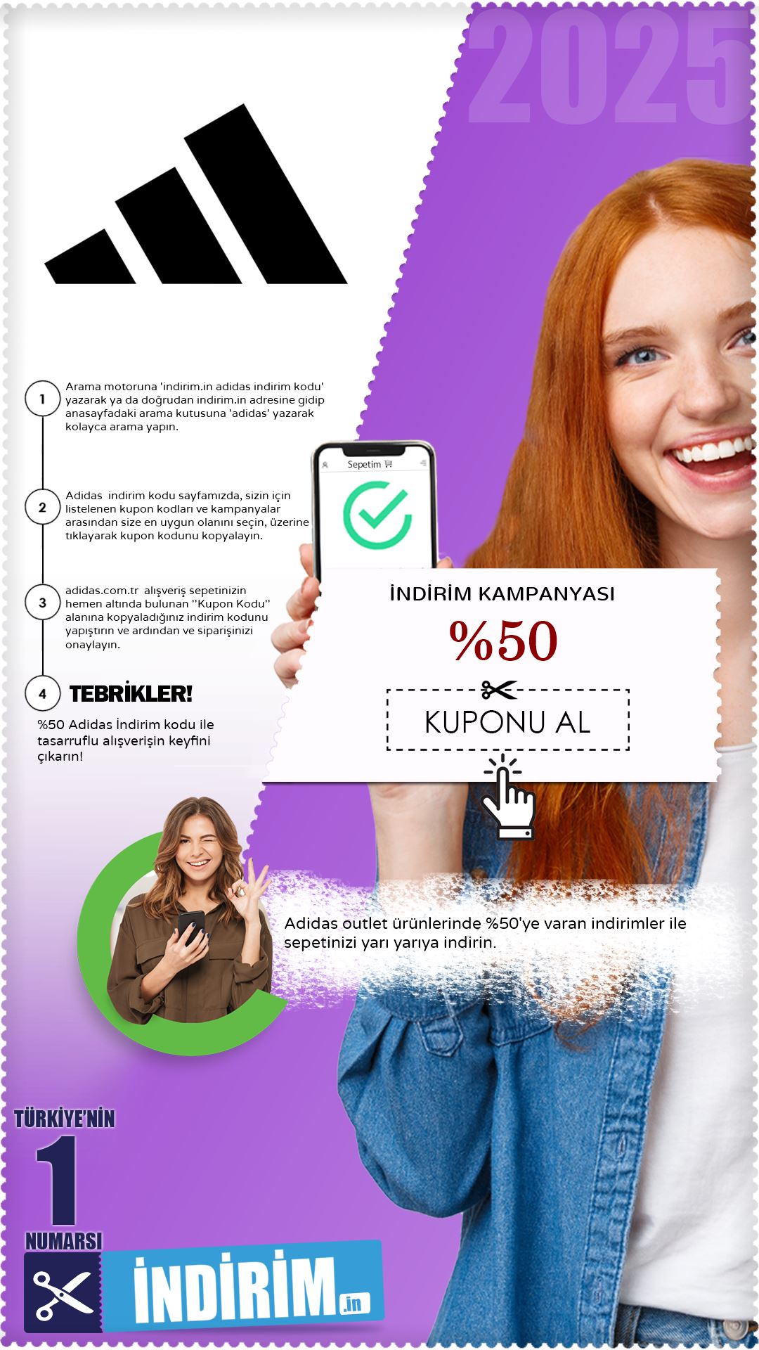 %50 Adidas İndirim Fırsatı