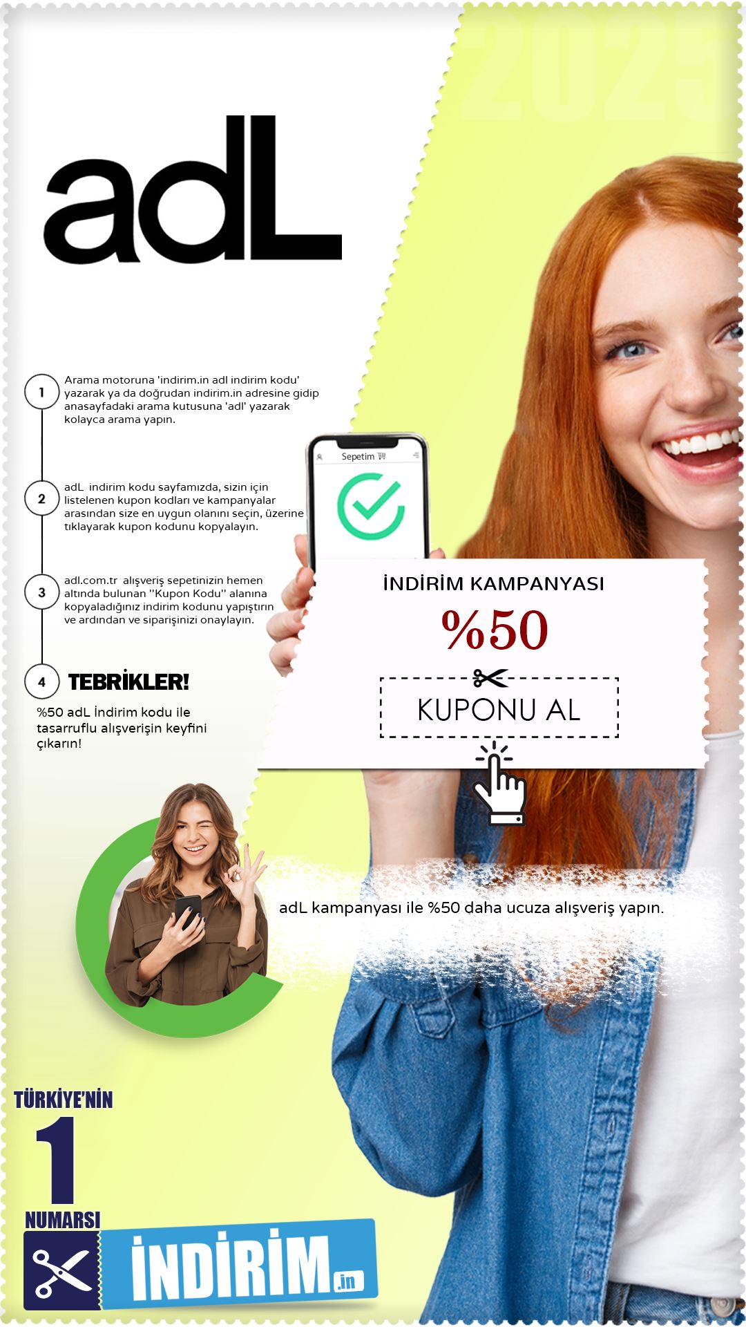 %50 Adl İndirim Kampanyası
