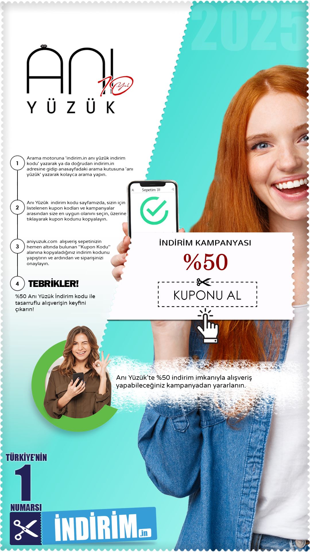 %50 Anı Yüzük İndirim Kampanyası