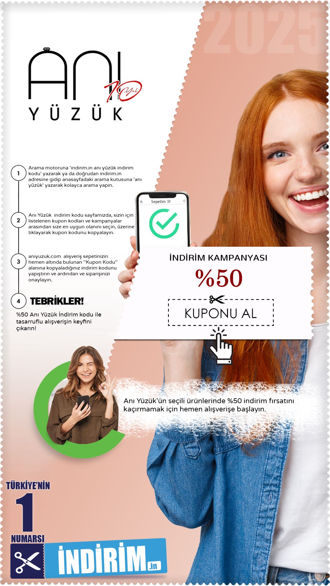 %50 Anı Yüzük Ucuzluk Kampanyası