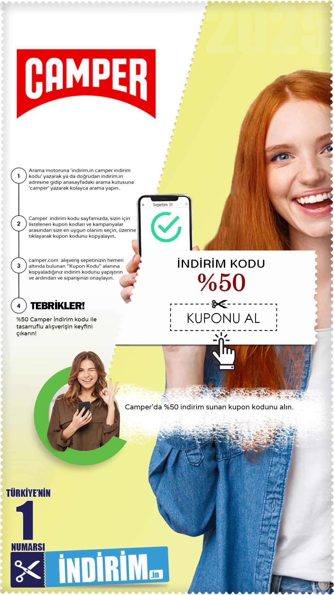 %50 Camper İndirim Kuponu