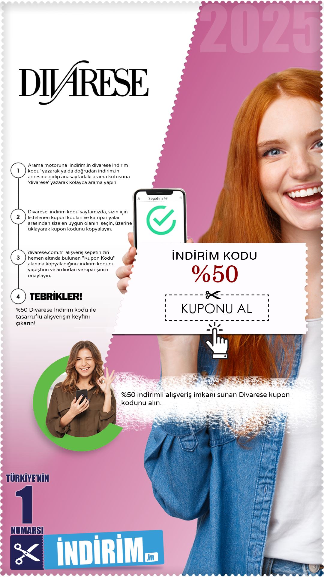 %50 Divarese Mobil İndirim Kodu