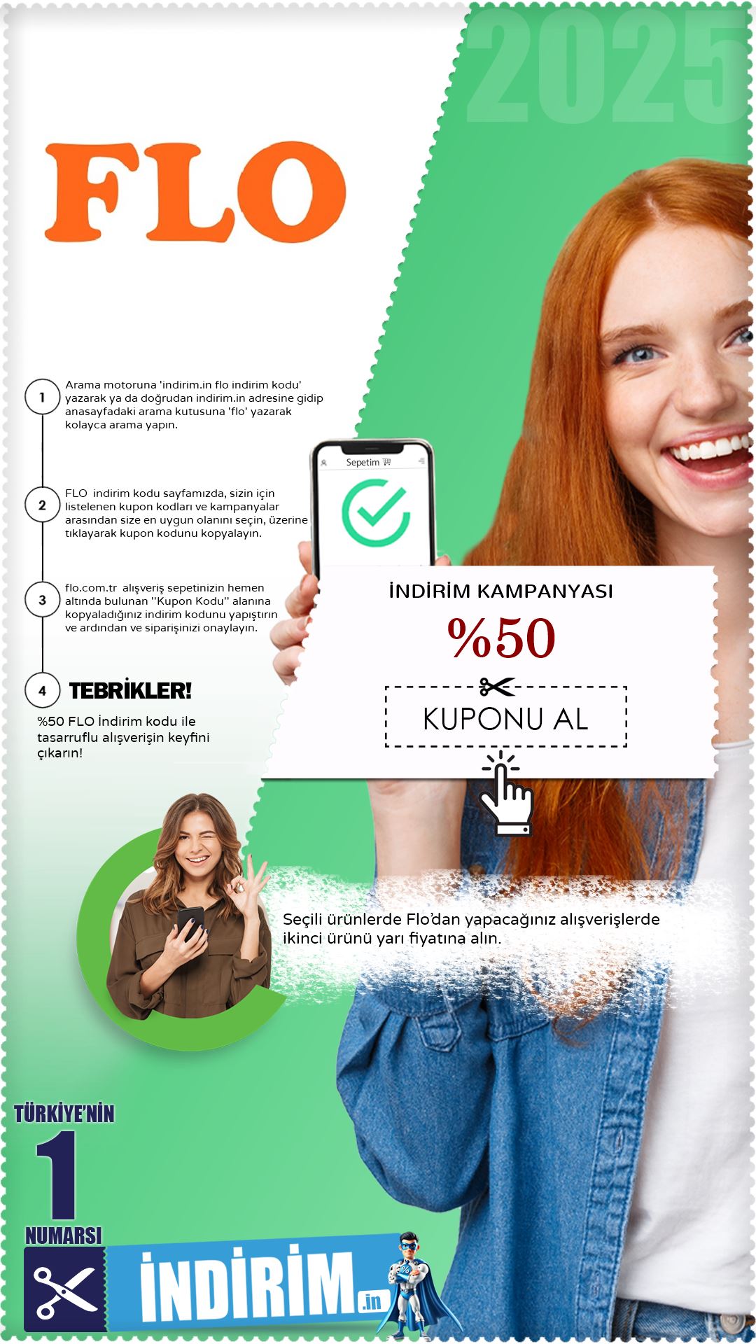 %50 Flo Yaz İndirim Fırsatı