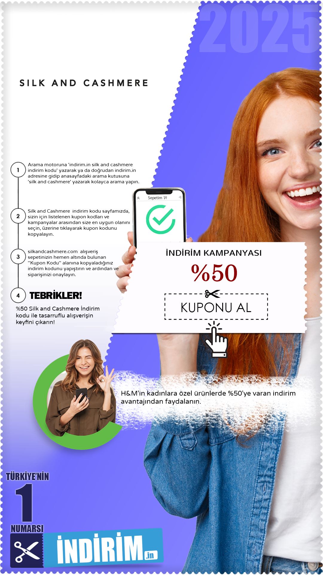 %50 H&M Kadınlara Özel İndirim