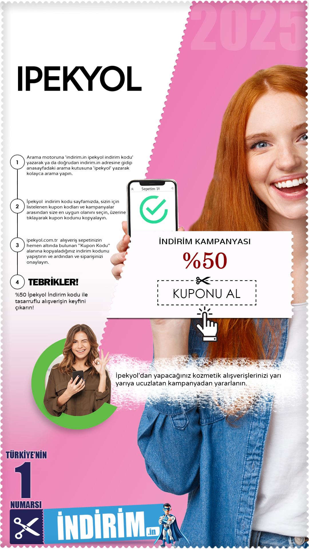 %50 İpekyol Kozmetik İndirim Fırsatı