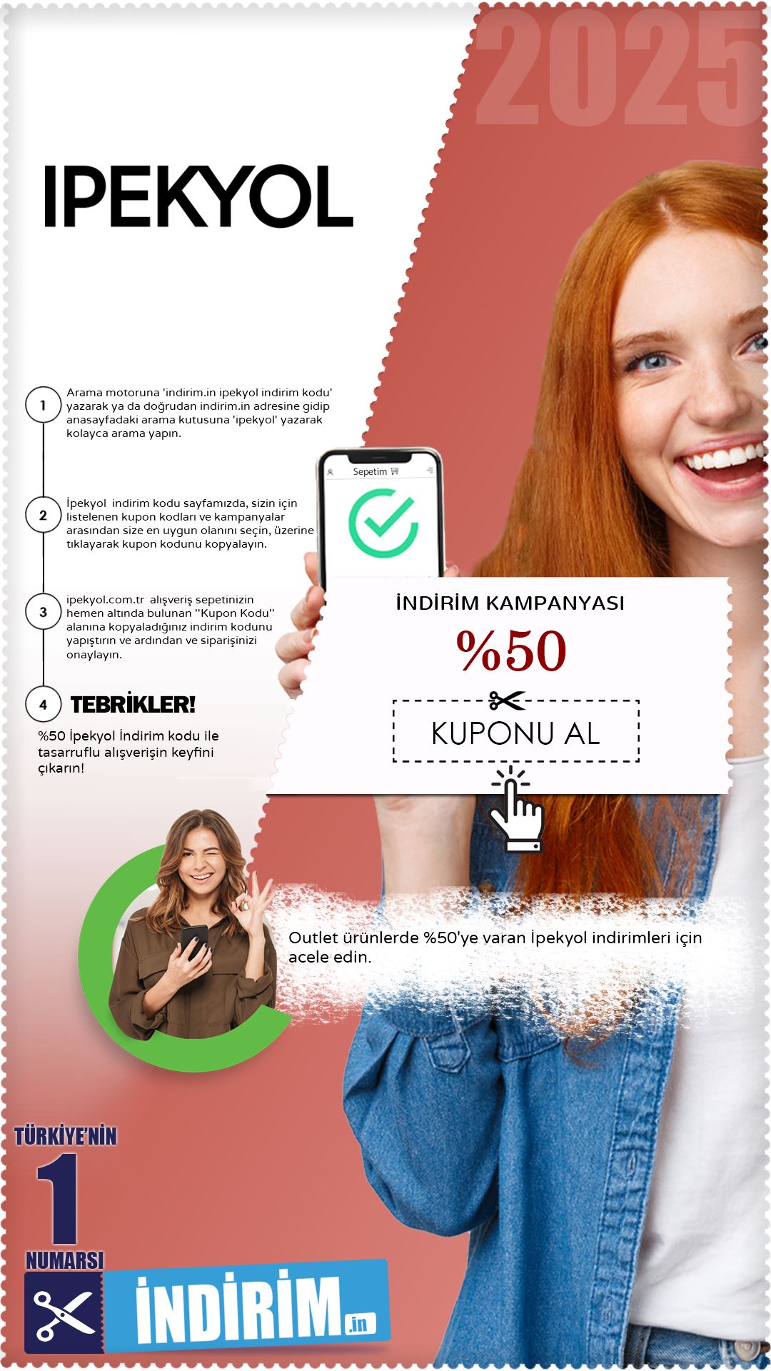 %50 İpekyol Outlet İndirimleri