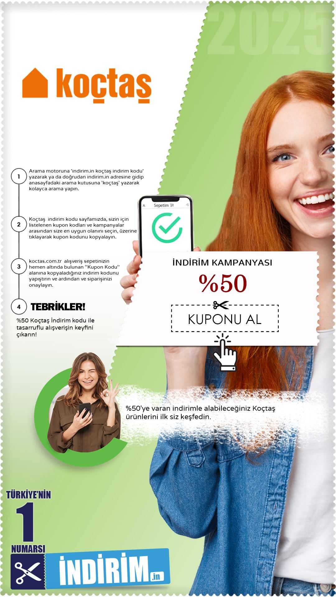 %50 Koçtaş İndirim Fırsatı