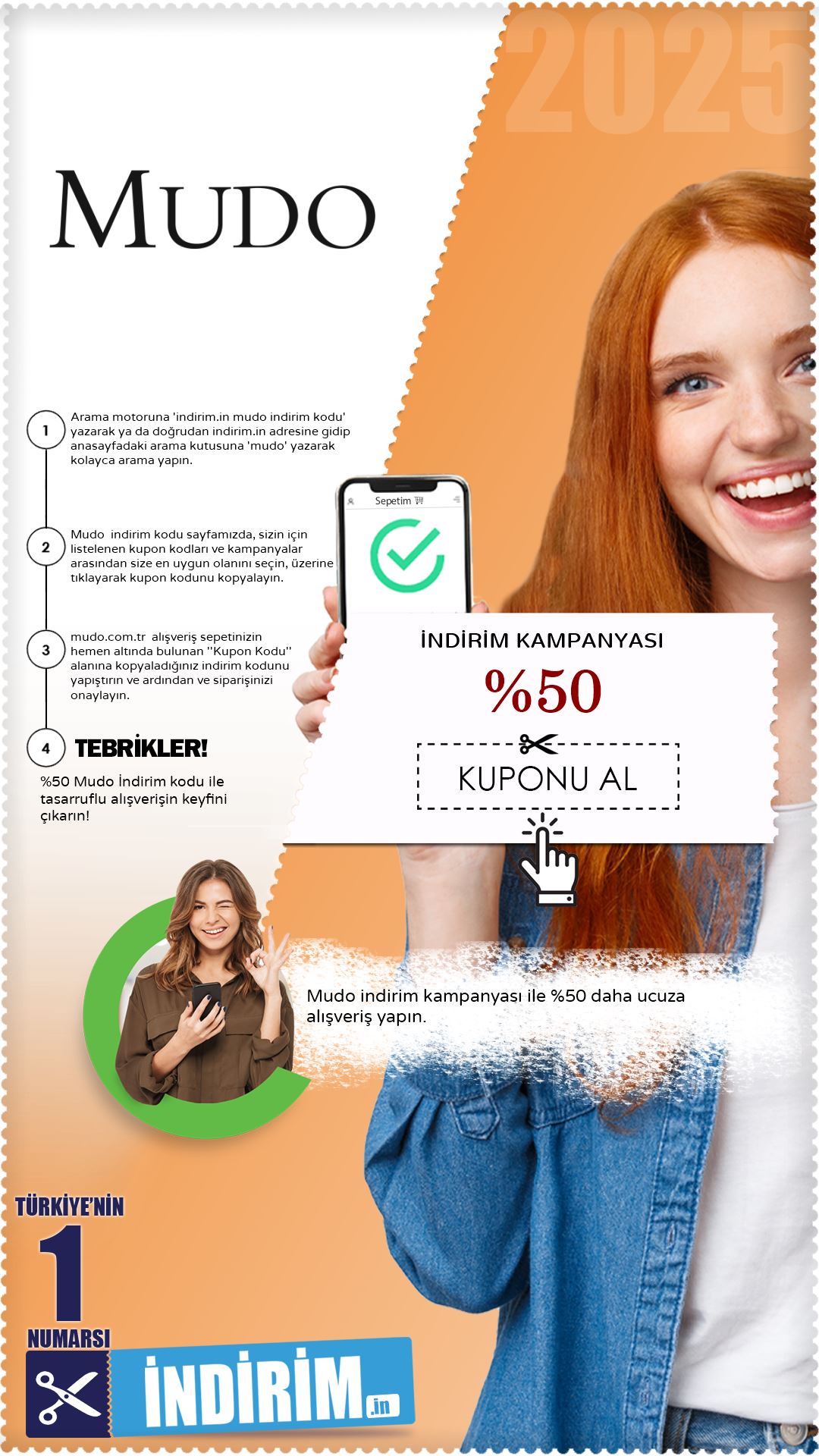 %50 Mudo İndirim Kampanyası
