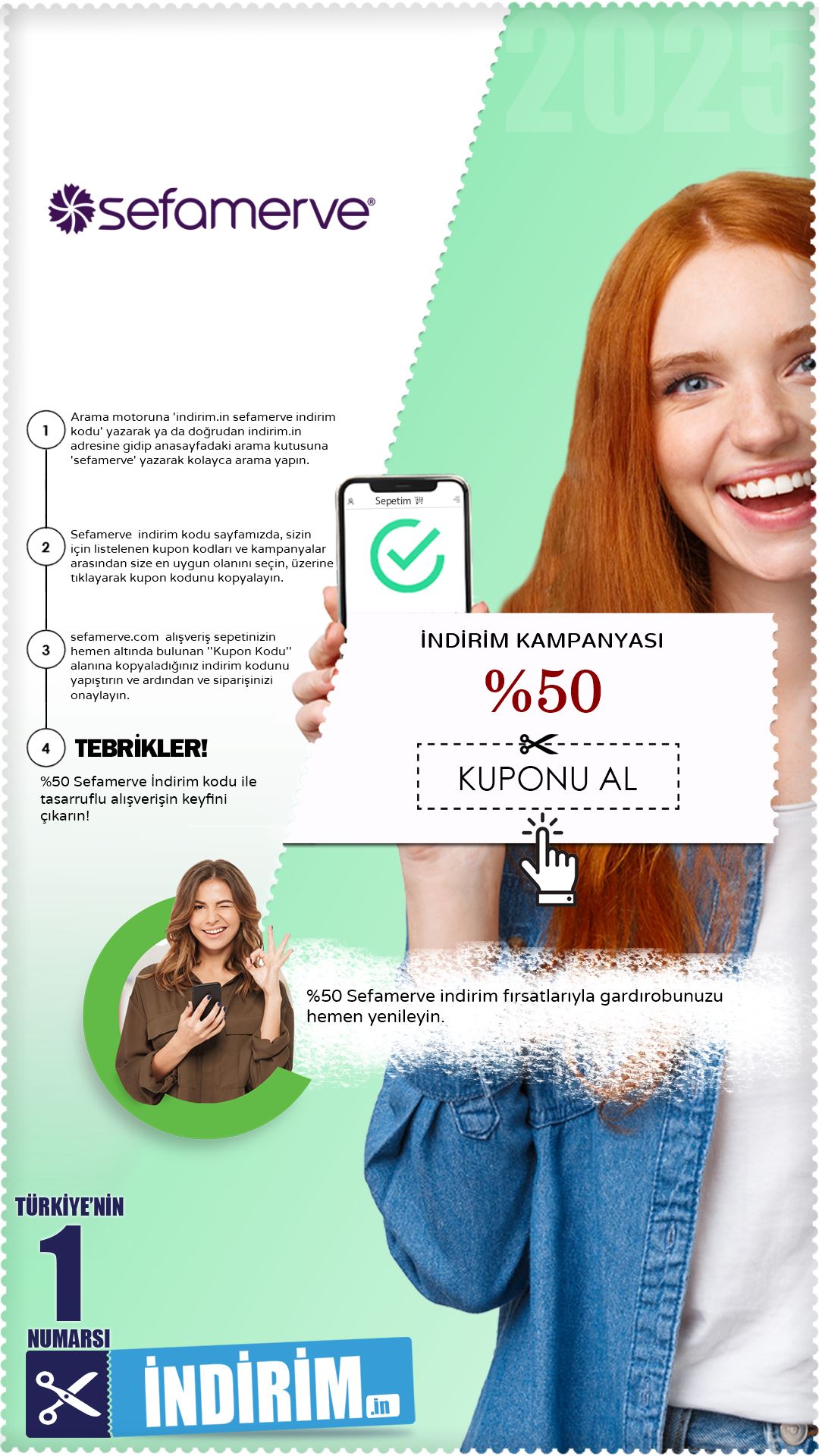 %50 Sefamerve İndirim Kampanyası