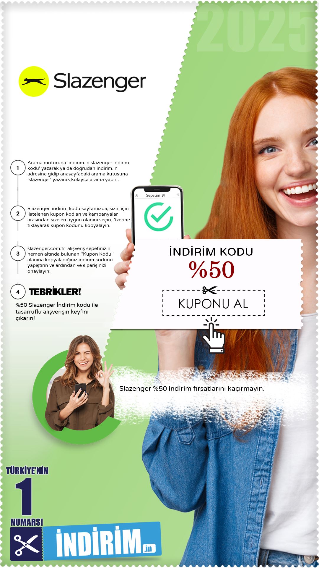 %50 Slazenger İndirim Fırsatı