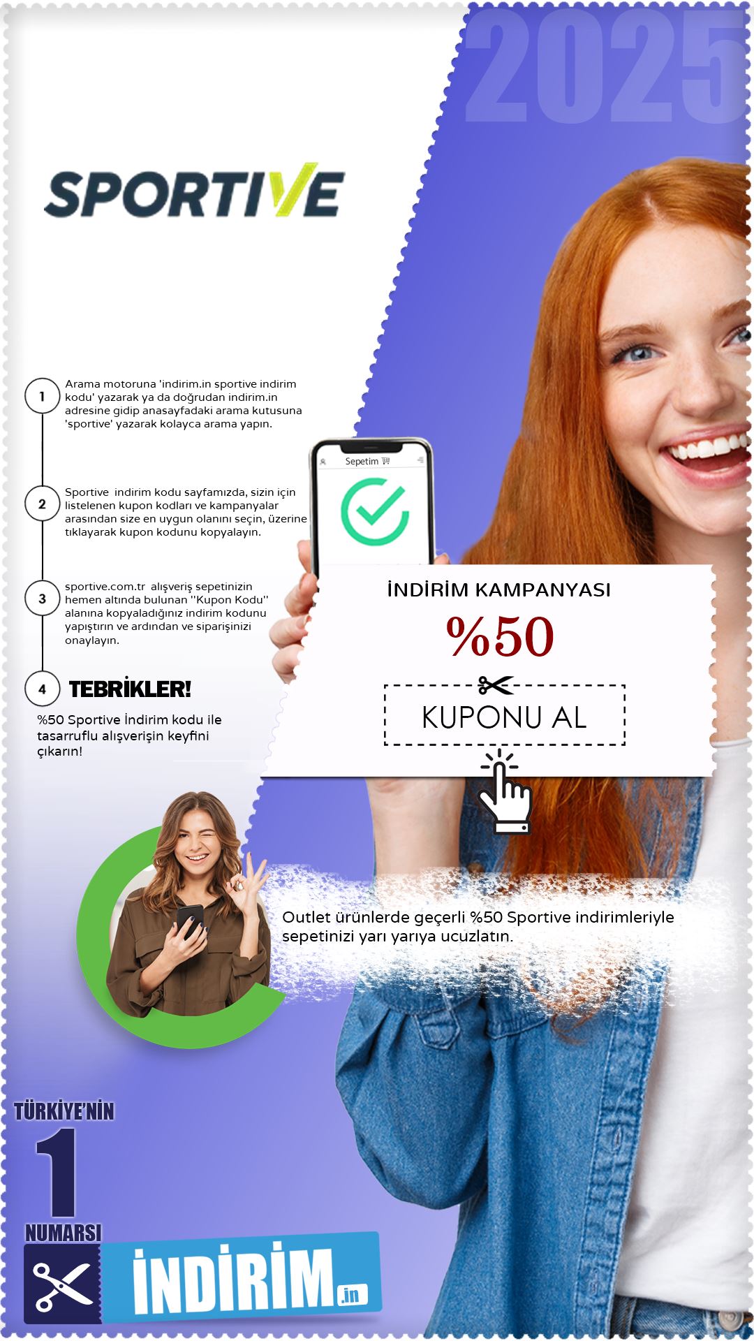 %50 Sportive İndirim Kampanyası
