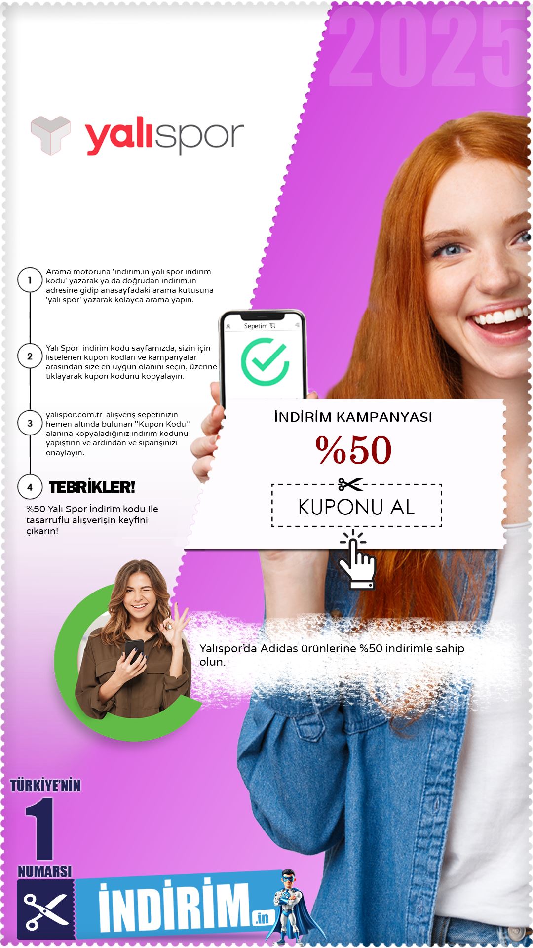 %50 Yalıspor Adidas İndirim Fırsatı