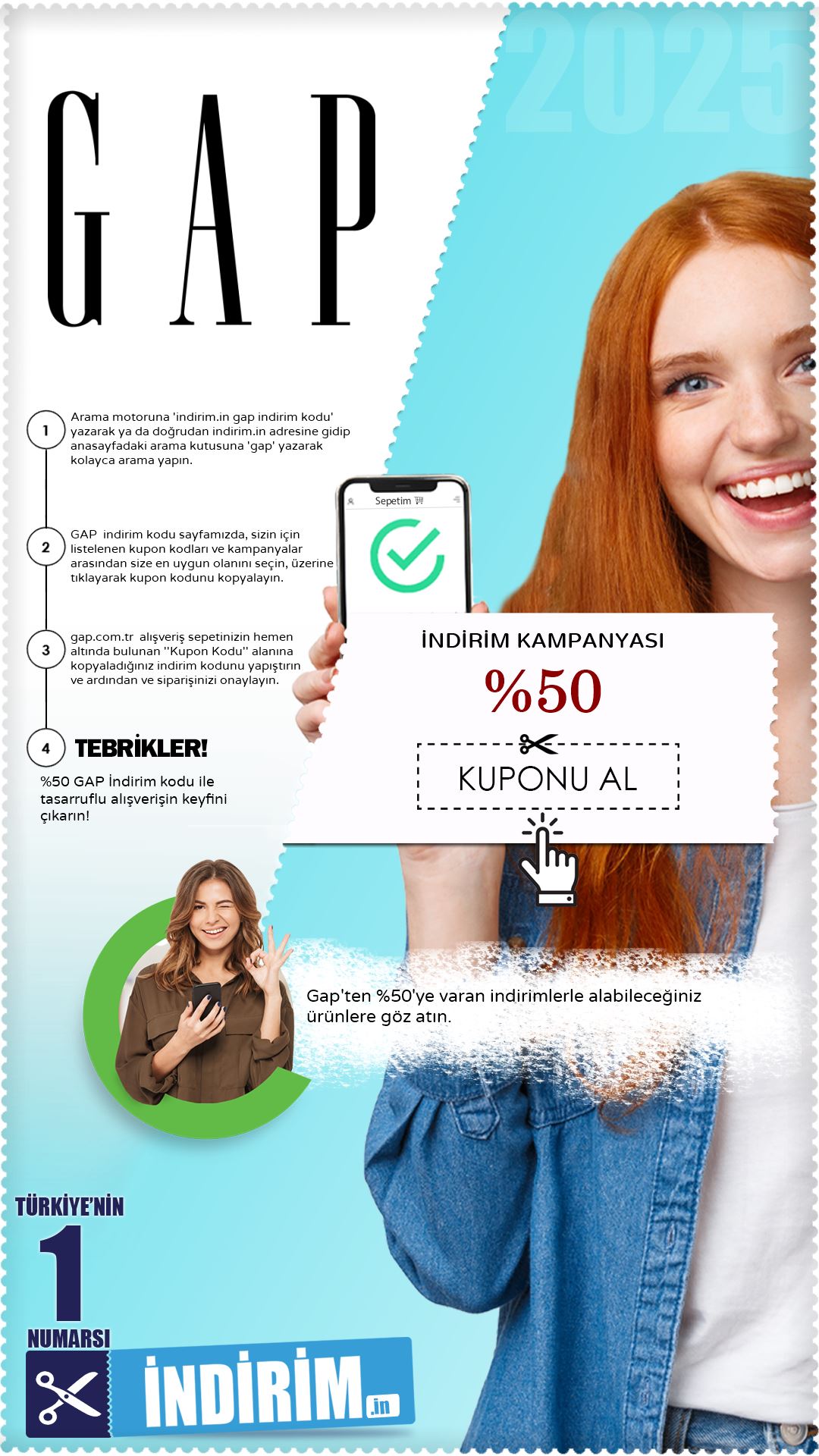 %50'Ye Varan Gap İndirim Fırsatı