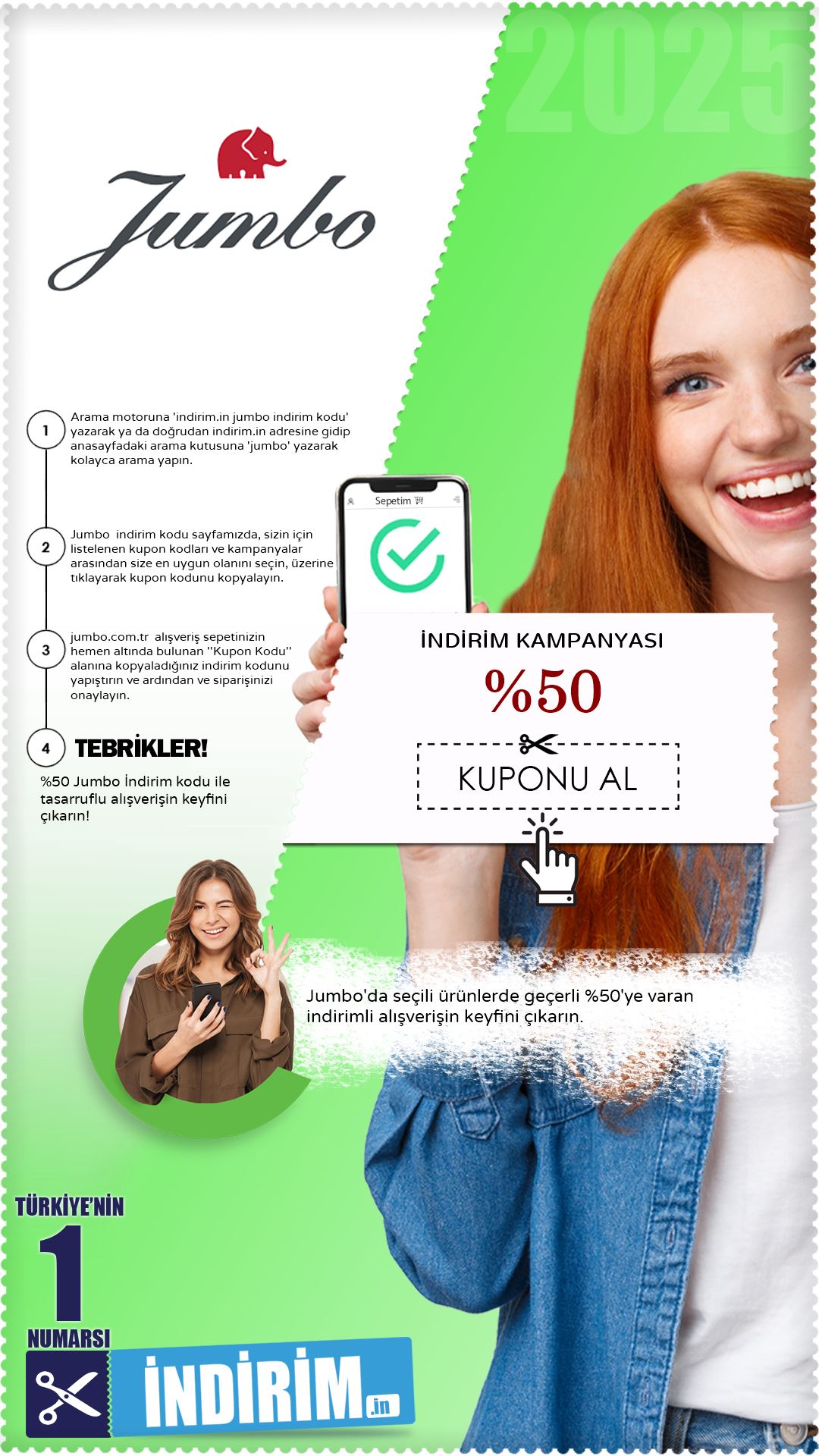 %50'Ye Varan Jumbo İndirim Kampanyası