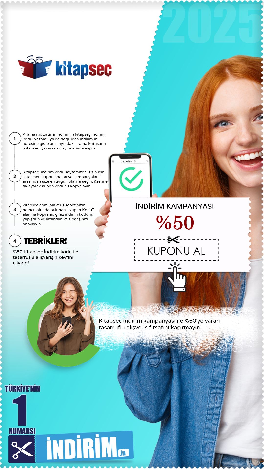 %50'Ye Varan Kitapseç İndirim Kampanyası