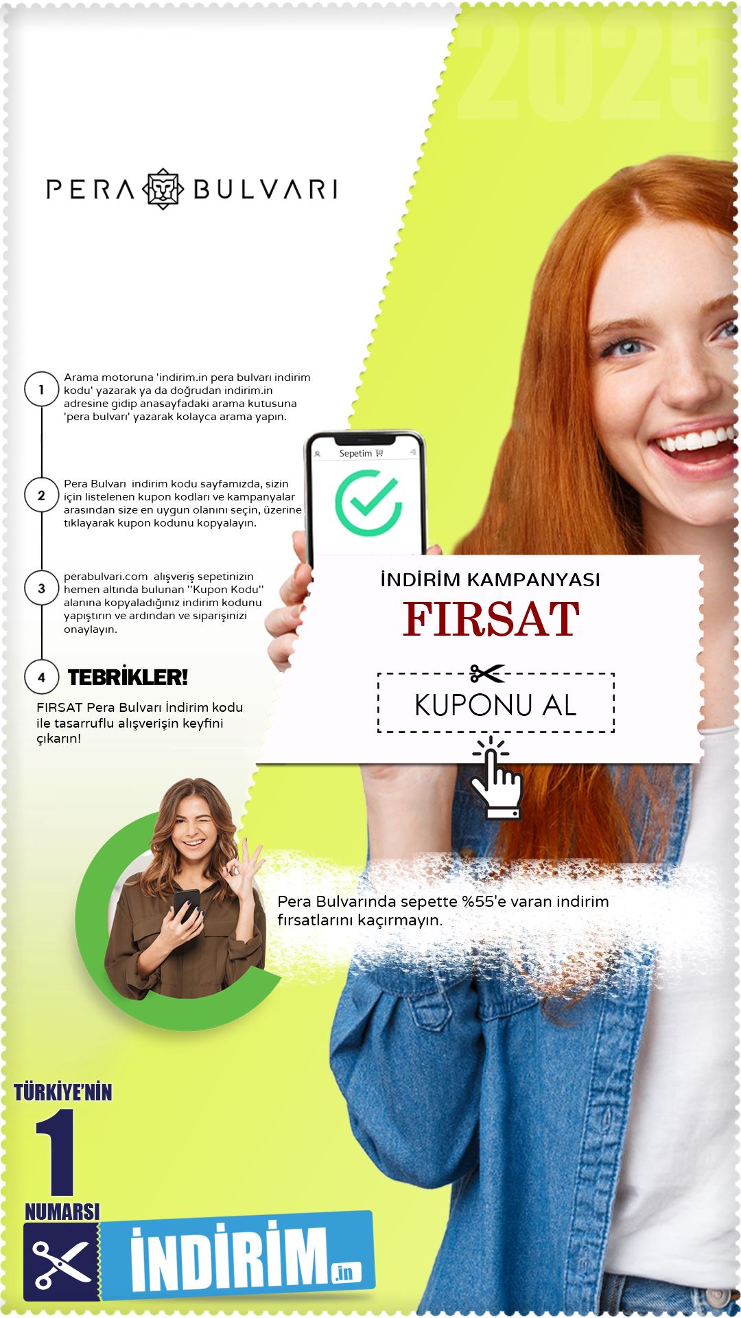 %55 Pera Bulvarı İndirim Fırsatları