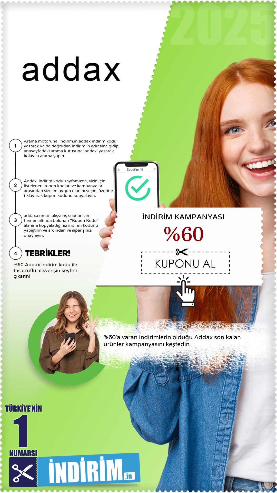 %60 Addax Son Kalan Ürün İndirimi