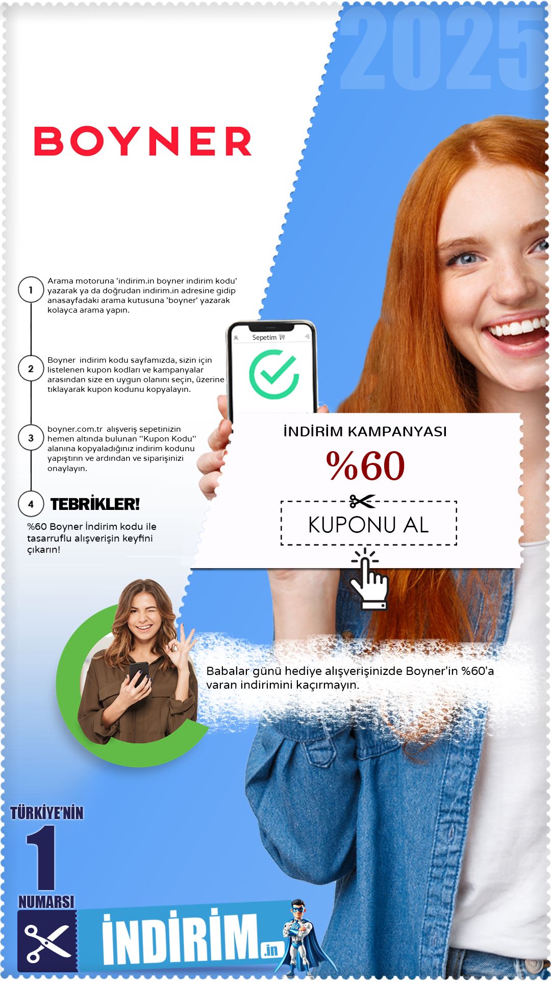 %60 Boyner Babalar Günü İndirimi