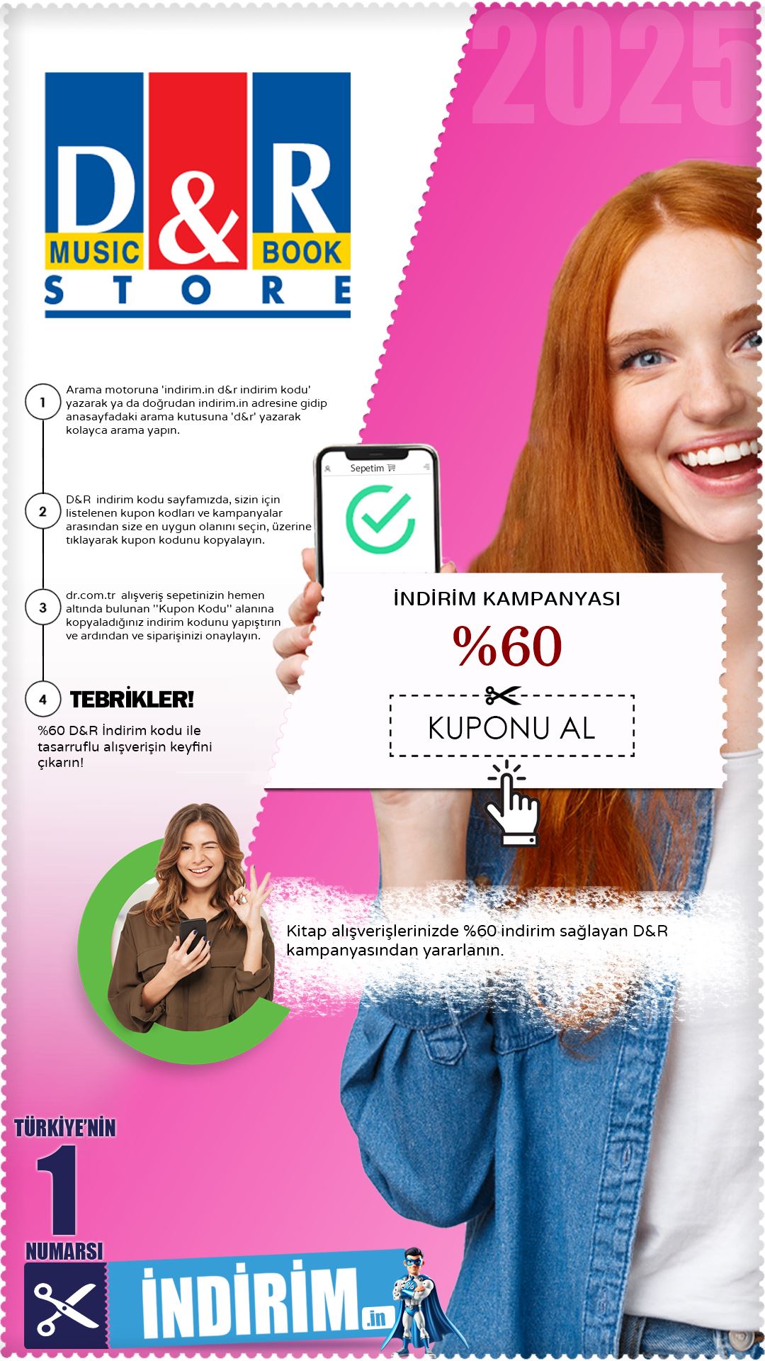 %60 D&R İndirim Avantajı