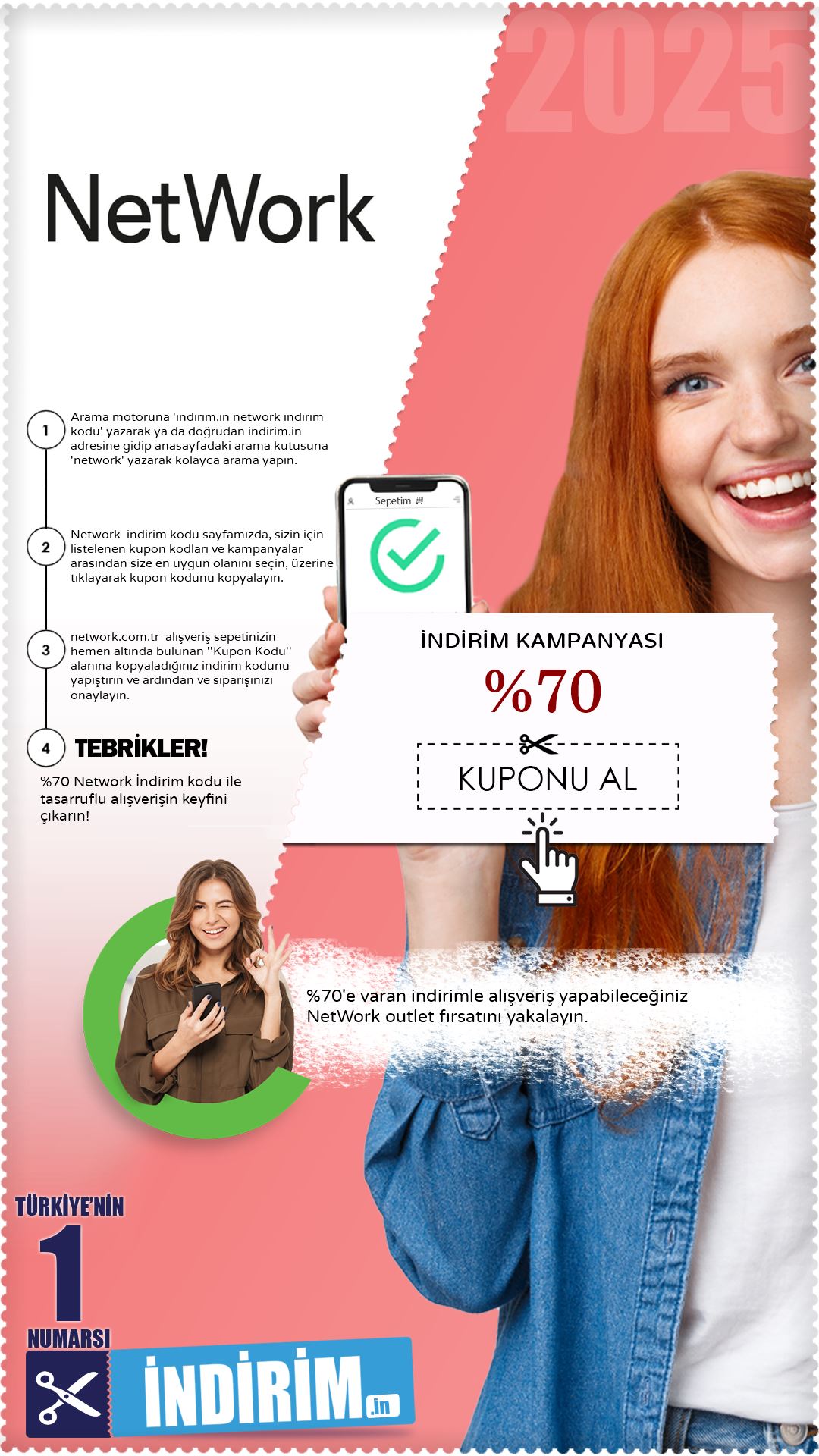 %70 Network Outlet İndirimi