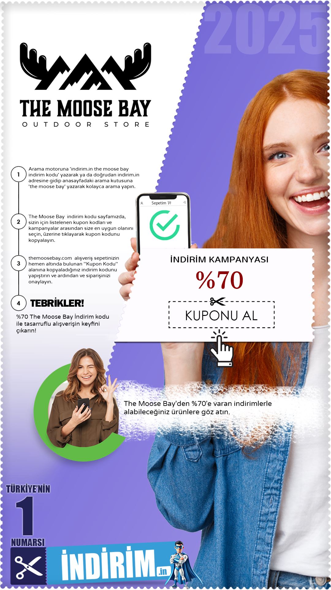 %70 The Moose Bay Outlet İndirim Kampanyası