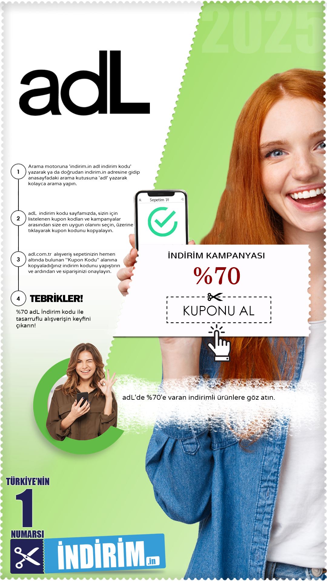 %70'E Varan Adl İndirim Kampanyası