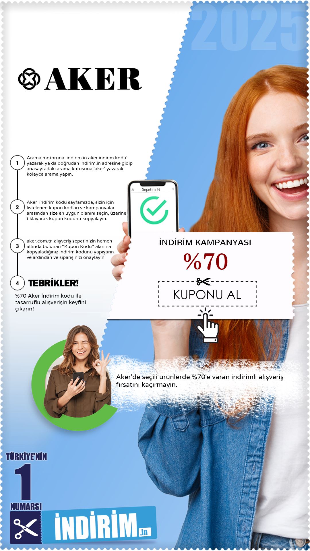 %70'E Varan Aker İndirim Kampanyası